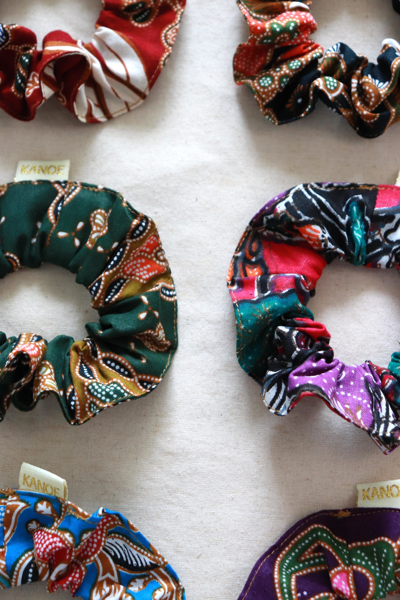  Batik Scrunchies [Set of 6] - Everlyn