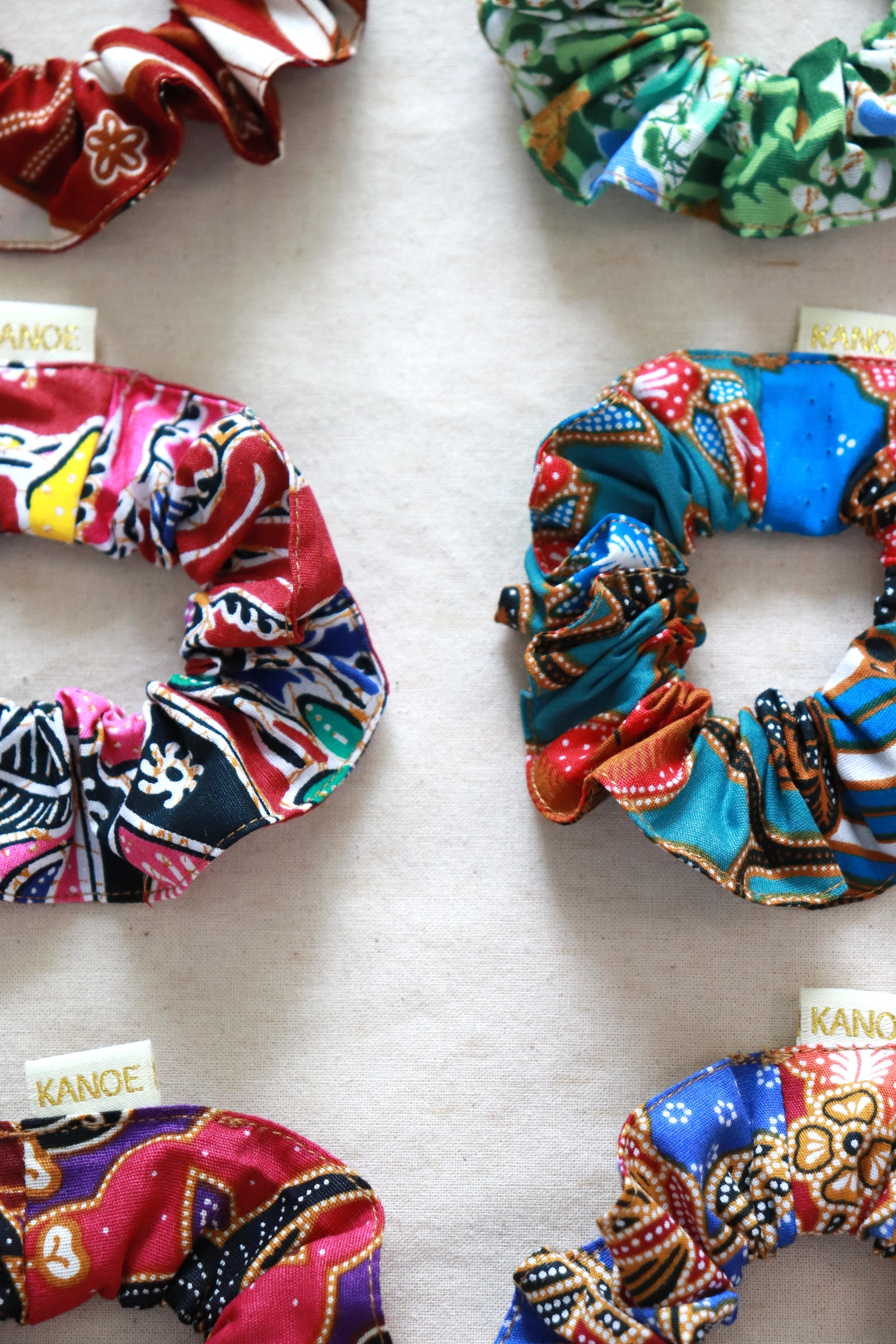  Batik Scrunchies [Set of 6] - Estelle