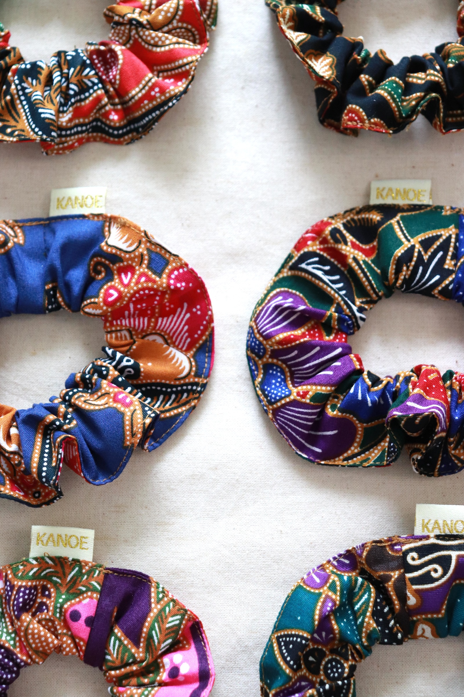  Batik Scrunchies [Set of 6] - Clara