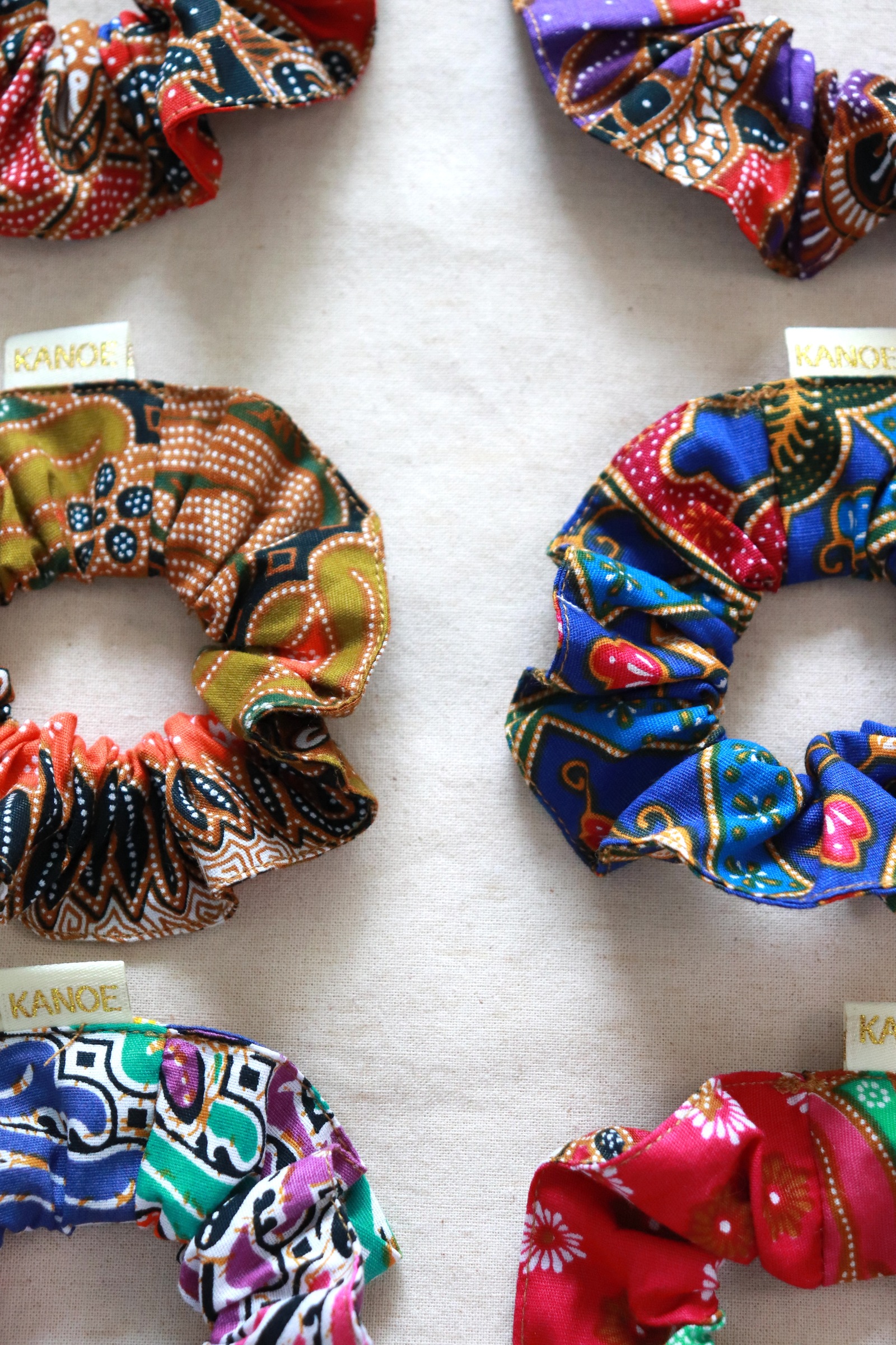  Batik Scrunchies [Set of 6] - Hallie