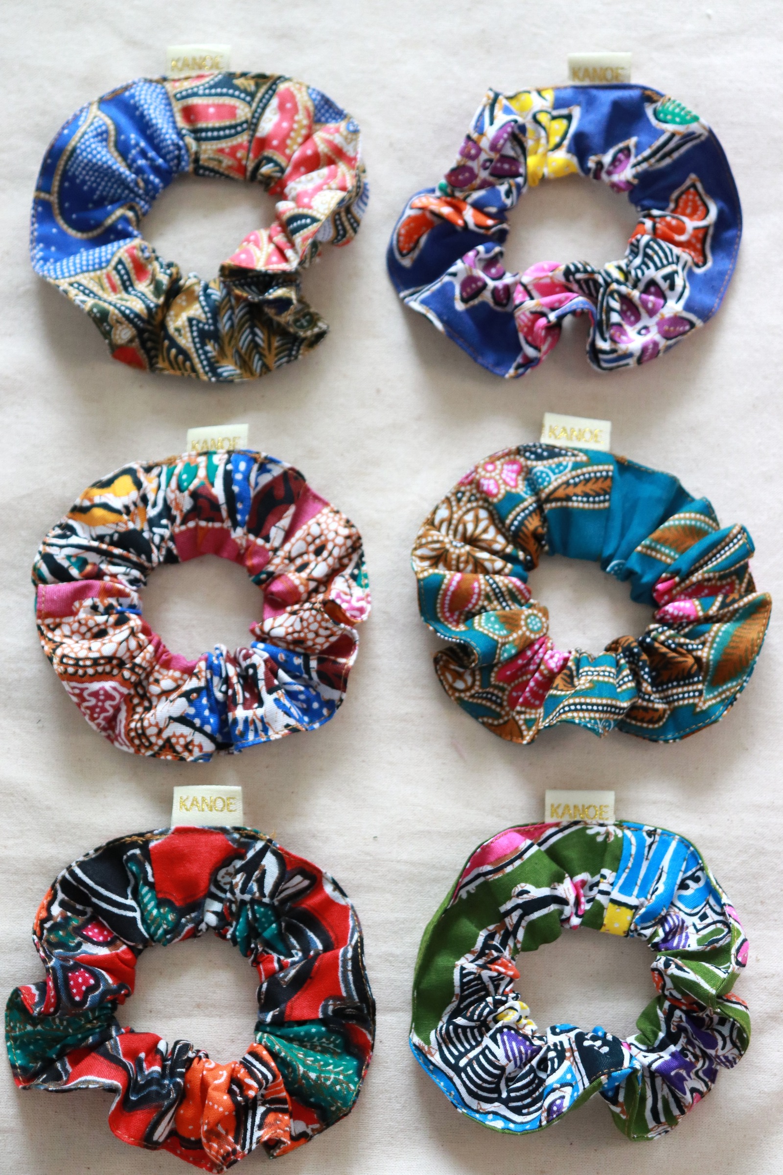  Batik Scrunchies [Set of 6] - Airel