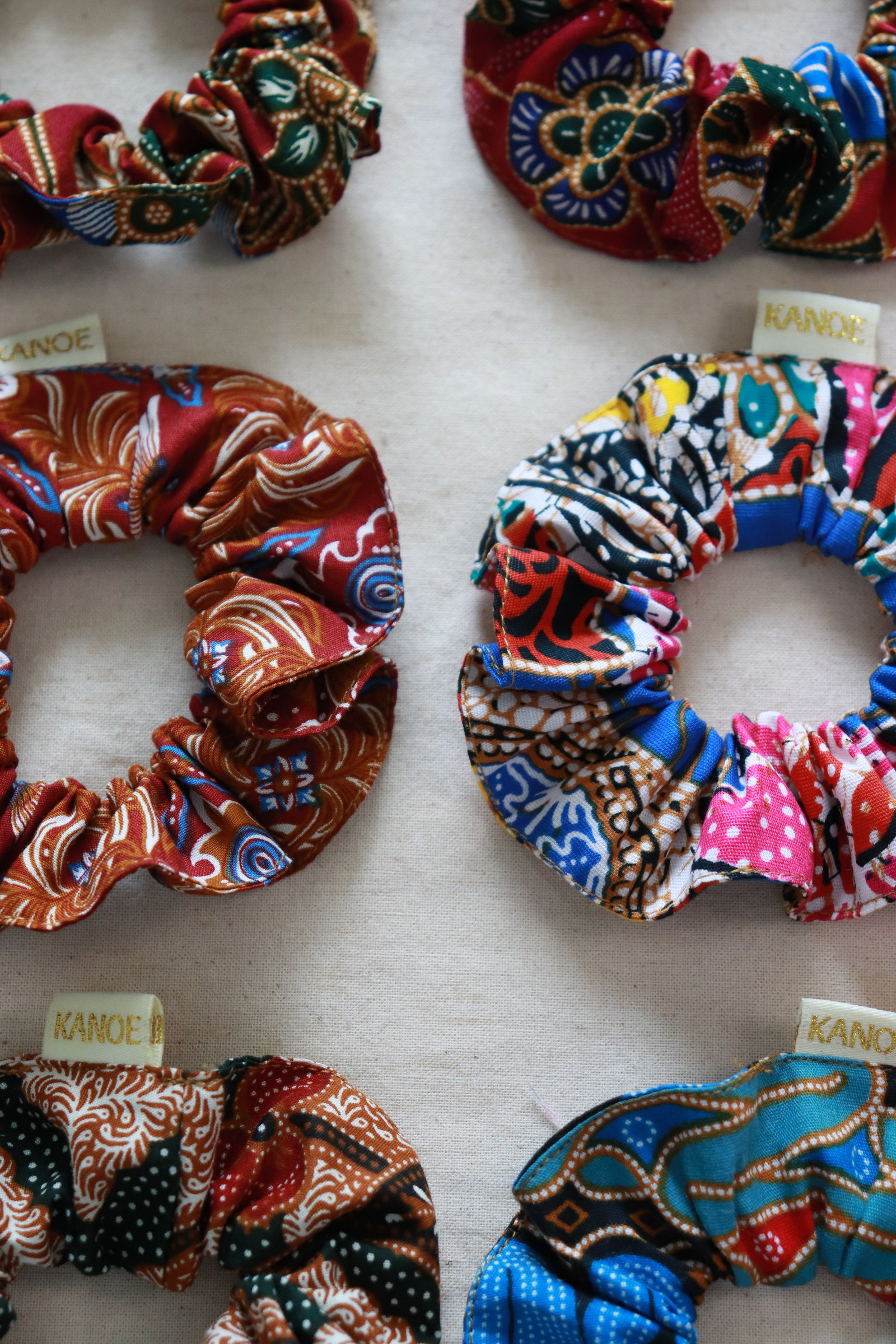  Batik Scrunchies [Set of 6] - Tiffany