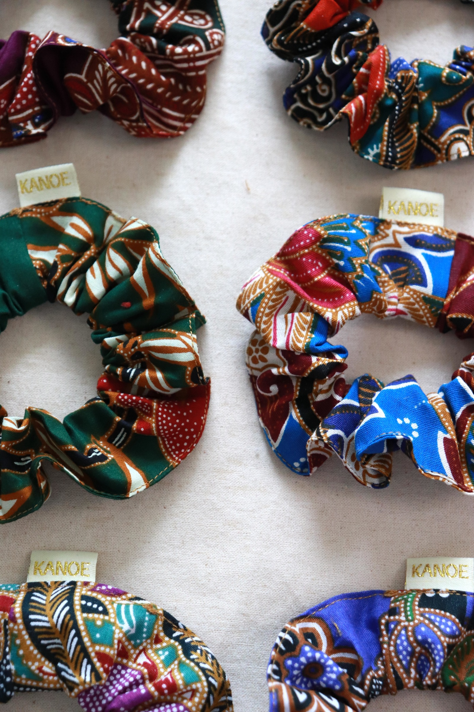  Batik Scrunchies [Set of 6] - Anna