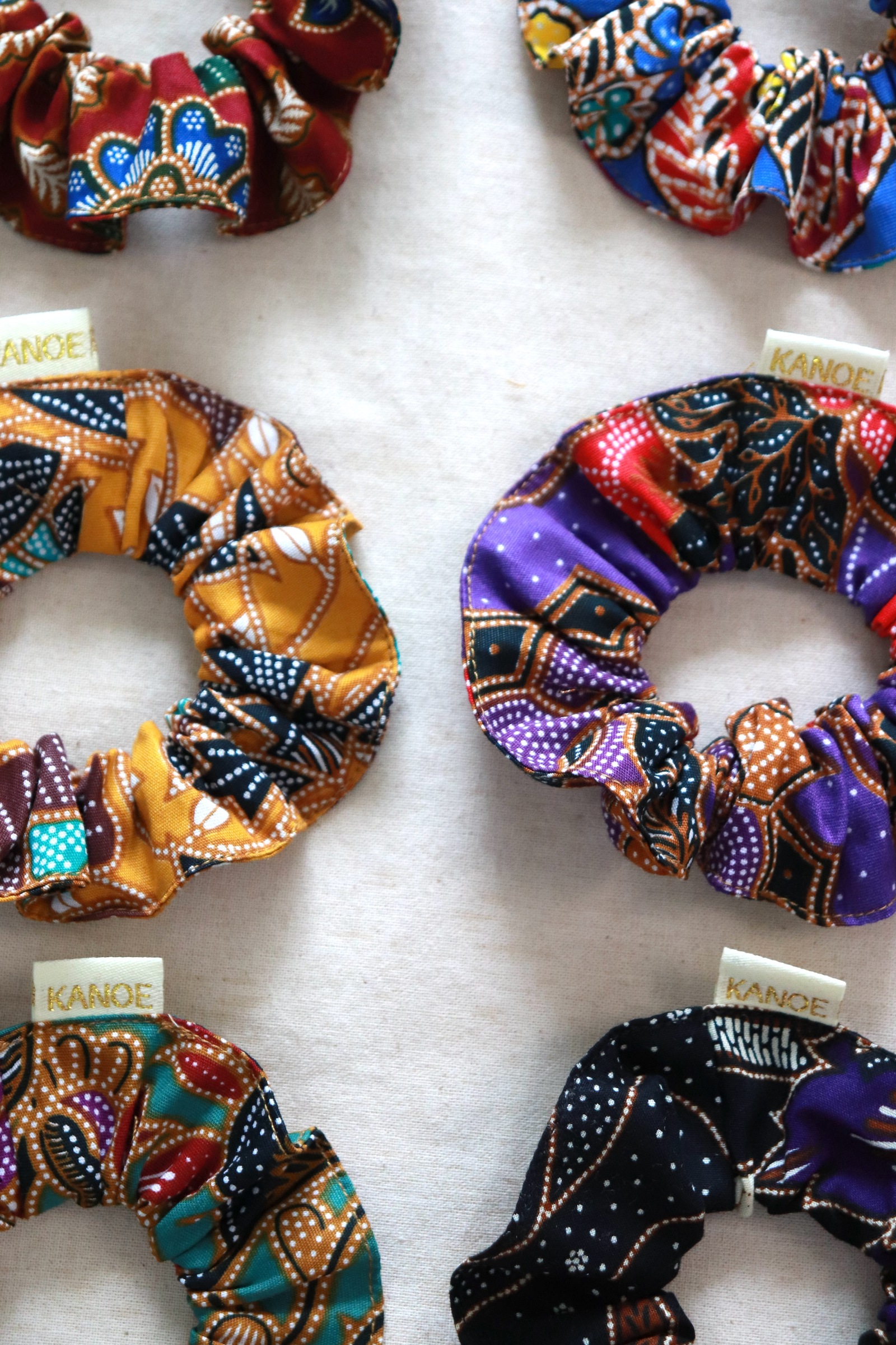  Batik Scrunchies [Set of 6] - Natasha