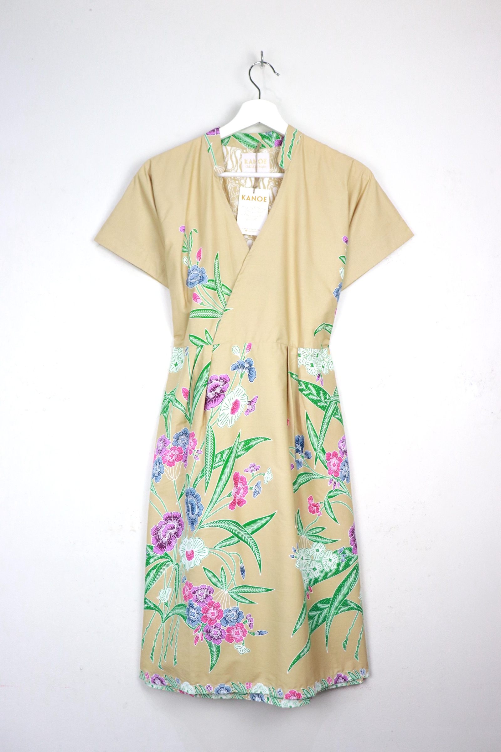 Kimono Wrap Dress w/ Mandarin Collar - Yáng Mèi