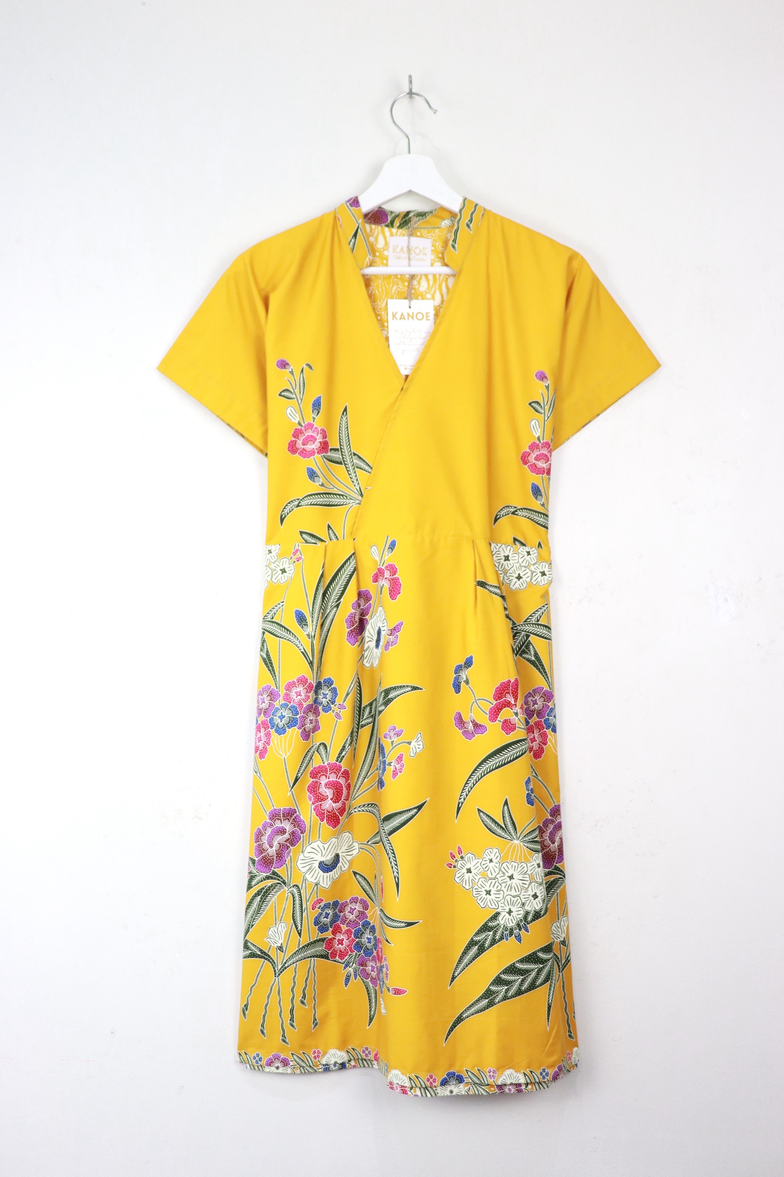 Kimono Wrap Dress w/ Mandarin Collar - Chén Xī