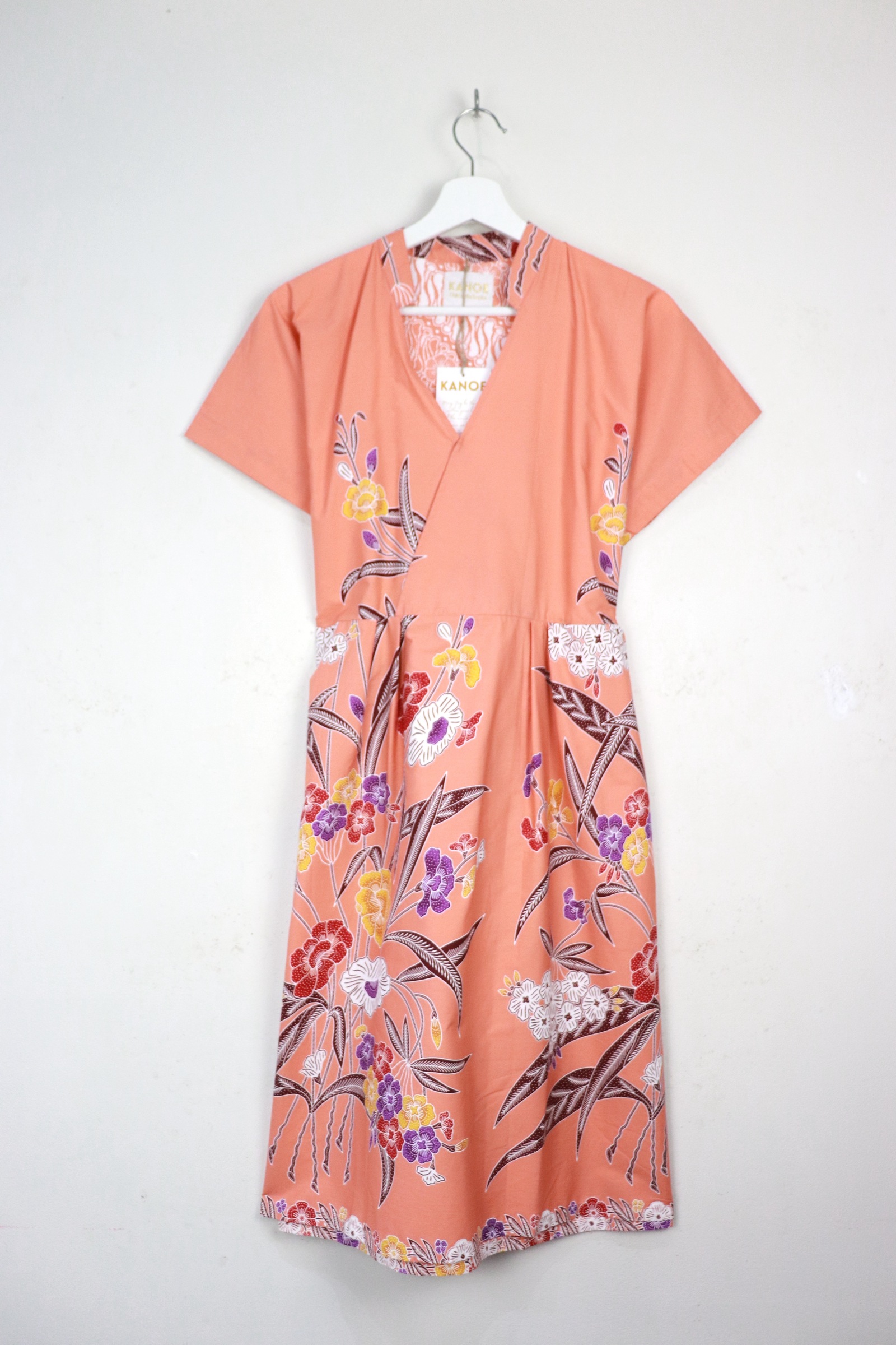 Kimono Wrap Dress w/ Mandarin Collar - Chéng Lín