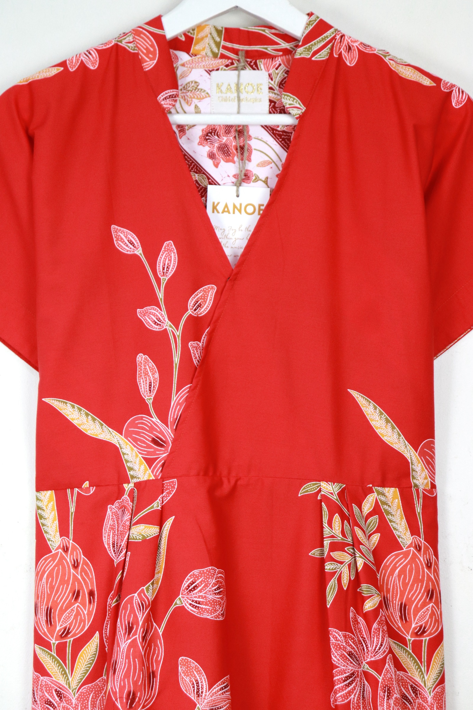 Kimono Wrap Dress w/ Mandarin Collar - Qǐ Xiá