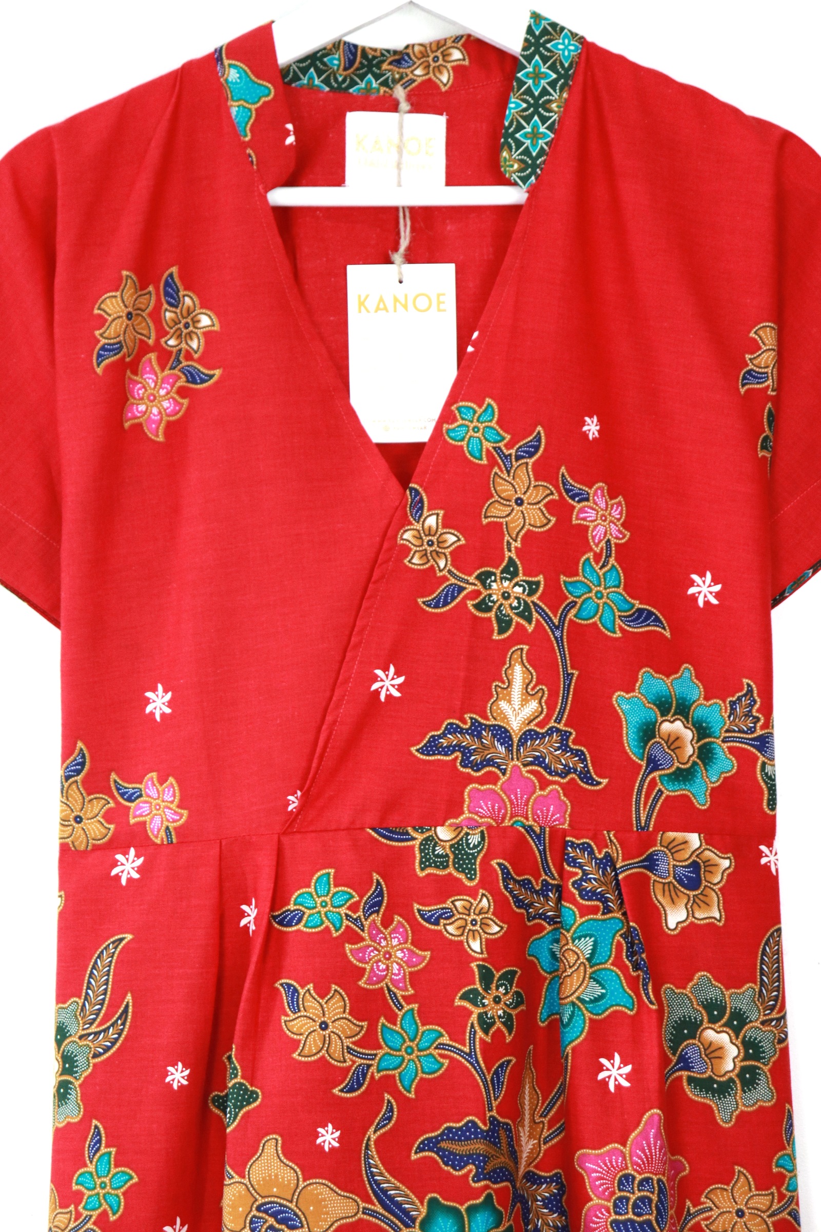 Kimono Wrap Dress w/ Mandarin Collar - Chì Lí