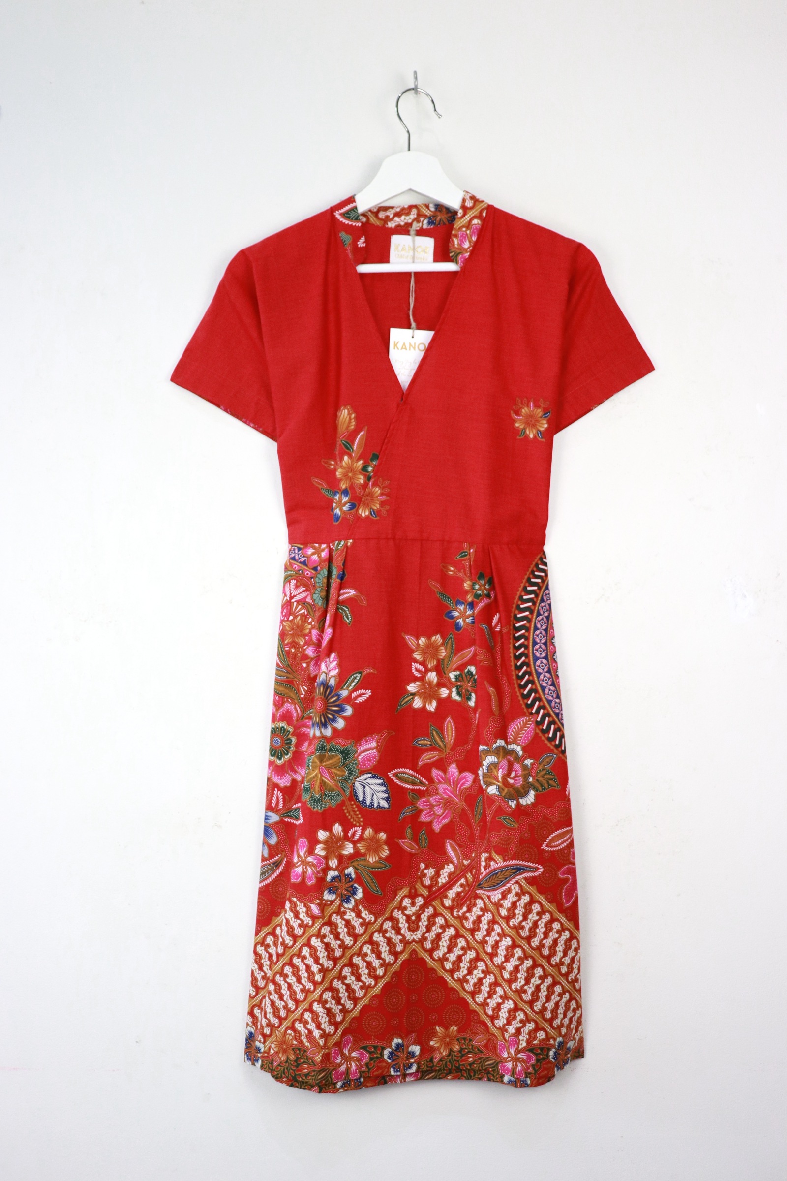  Kimono Wrap Dress w/ Mandarin Collar - Fēi Xuě