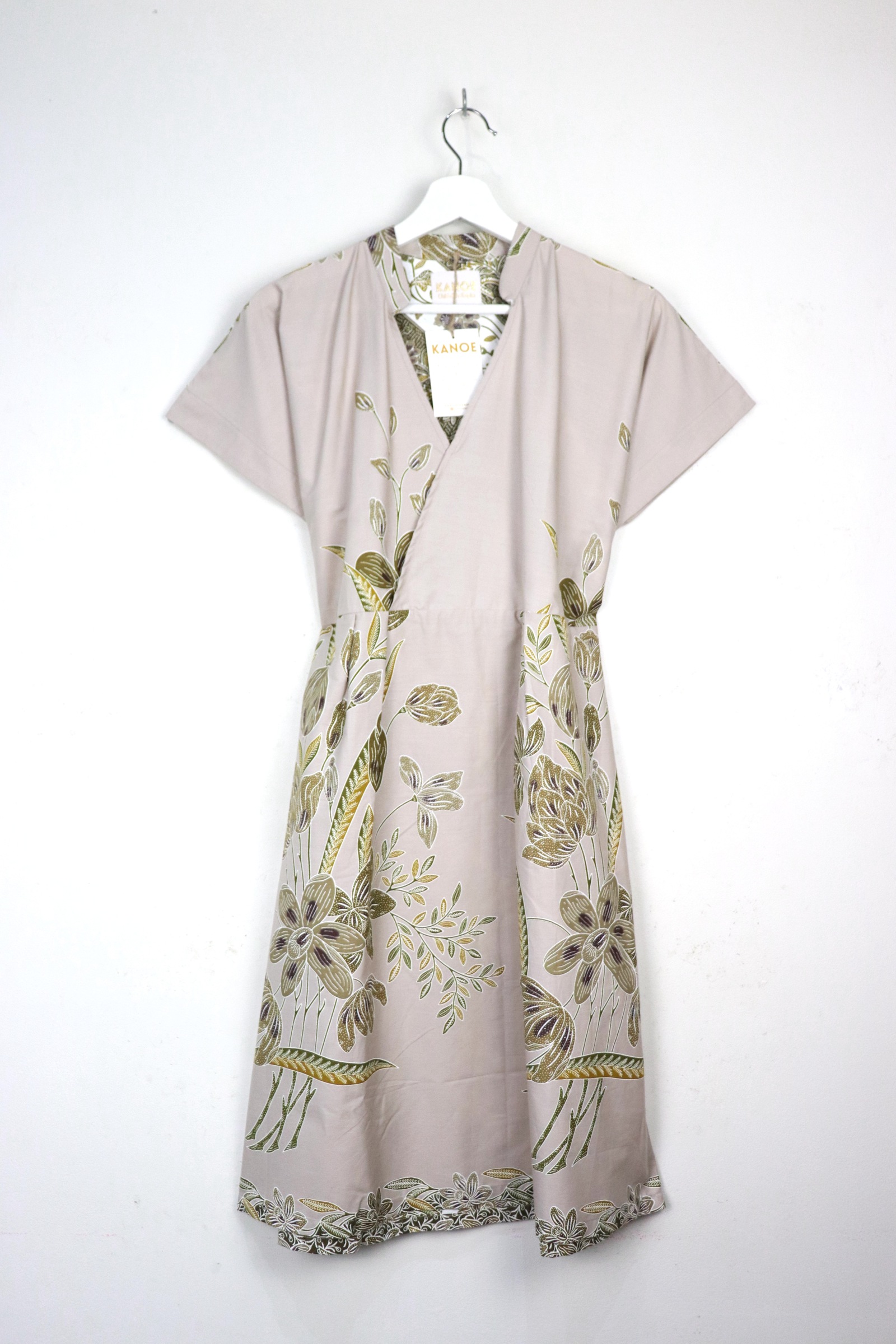 Kimono Wrap Dress w/ Mandarin Collar - Mù Ài