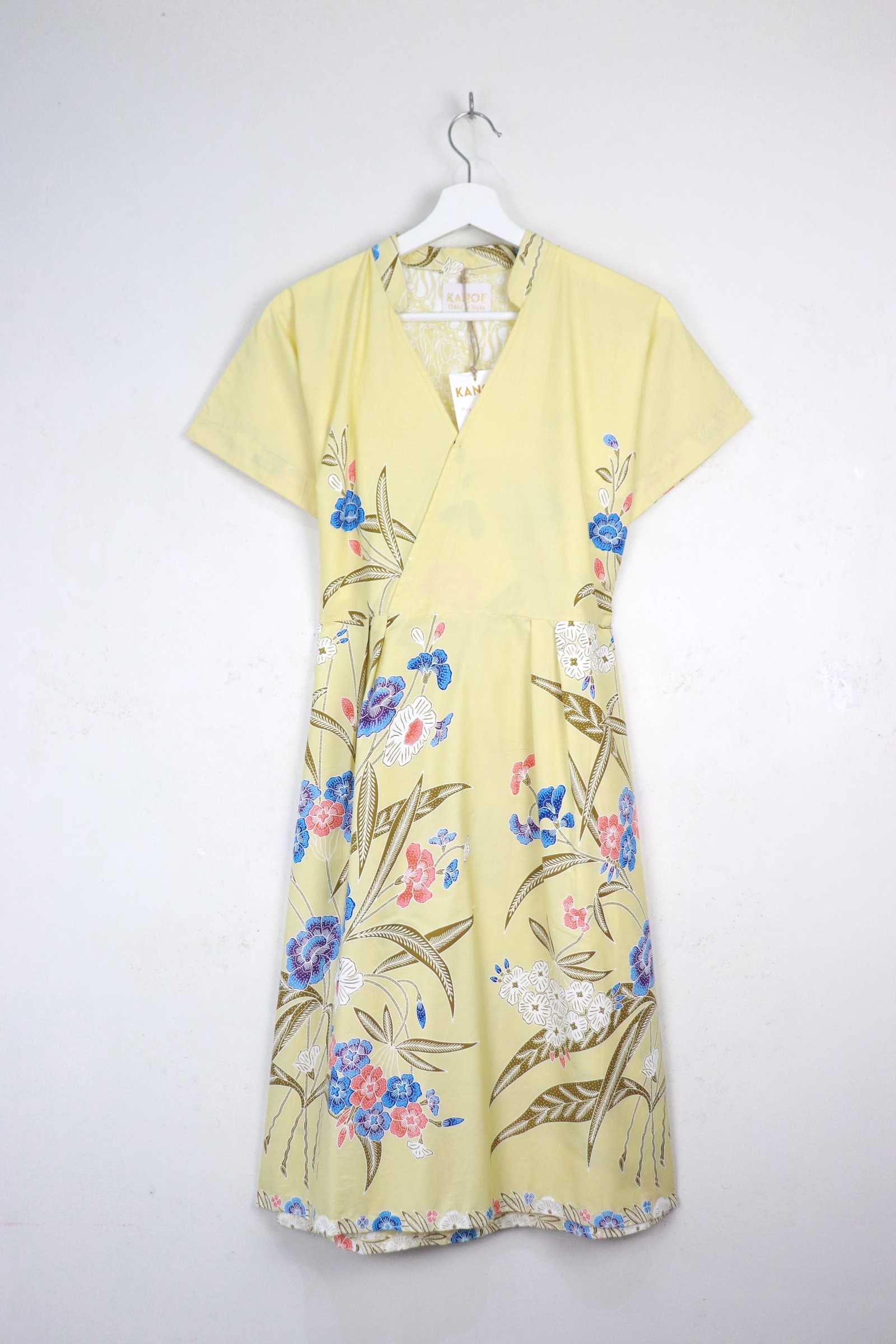 Kimono Wrap Dress w/ Mandarin Collar - Kuí Huā