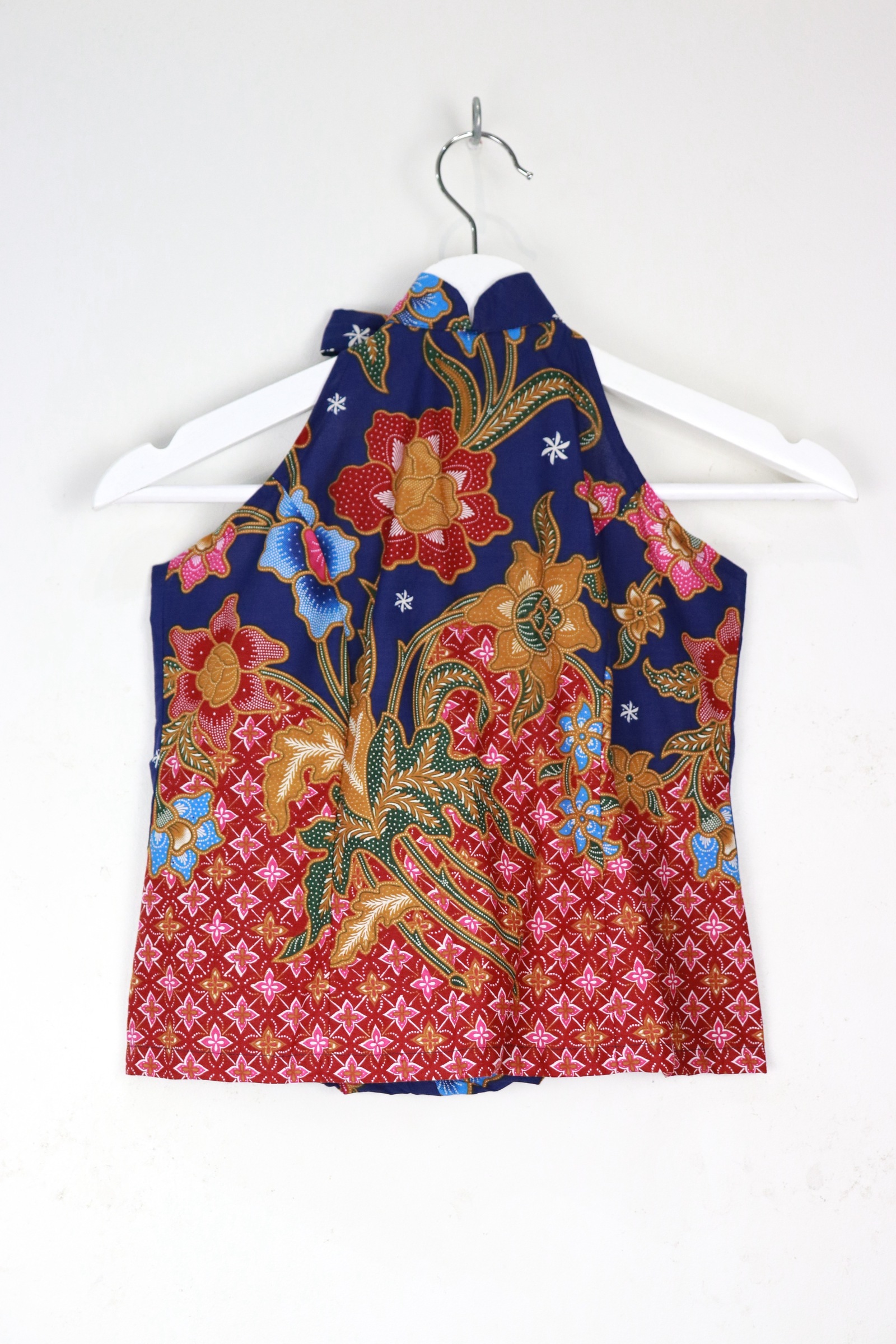 Halter Batik Top - Royal Serenity