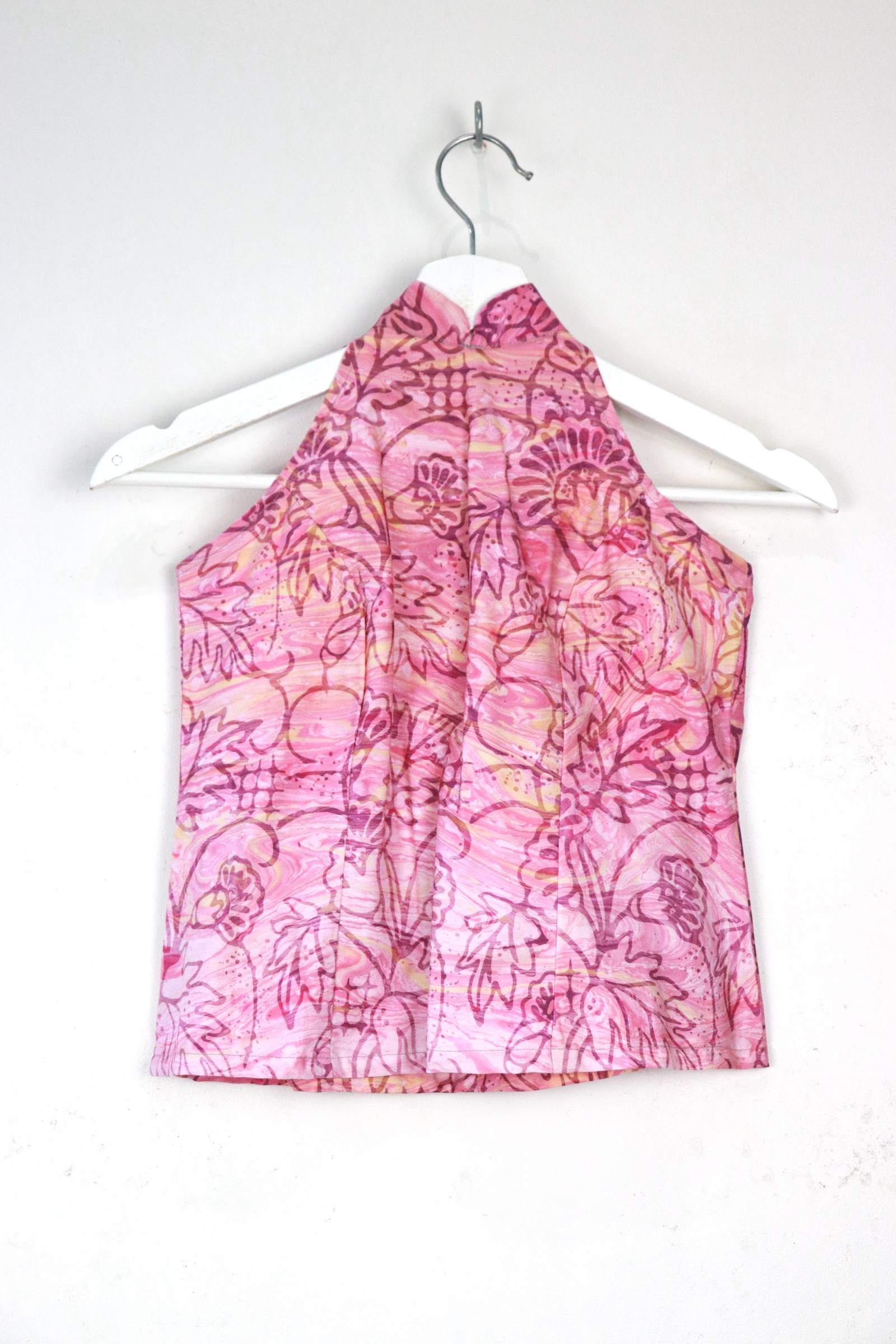 Halter Batik Top - Mei Rose [ HandMade ]