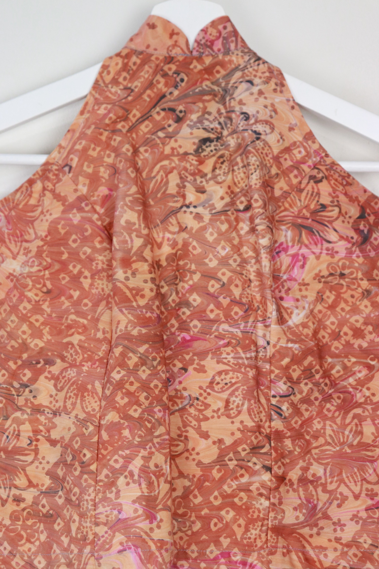 Halter Batik Top - Tian Apricot [ HandMade ] [ S ]