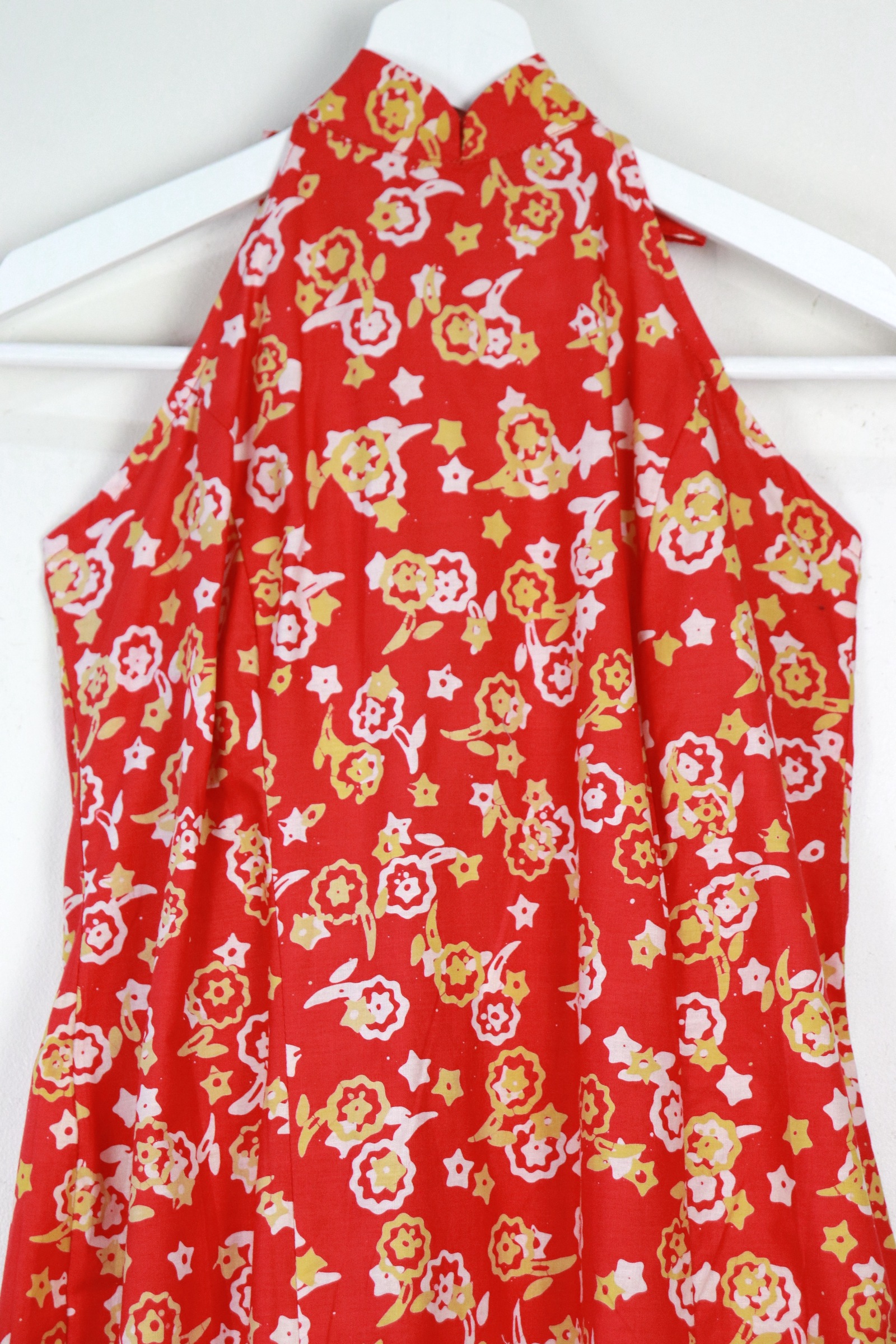 Halter Batik Dress - Marigold Zhu  [ HandMade ] [ S ]