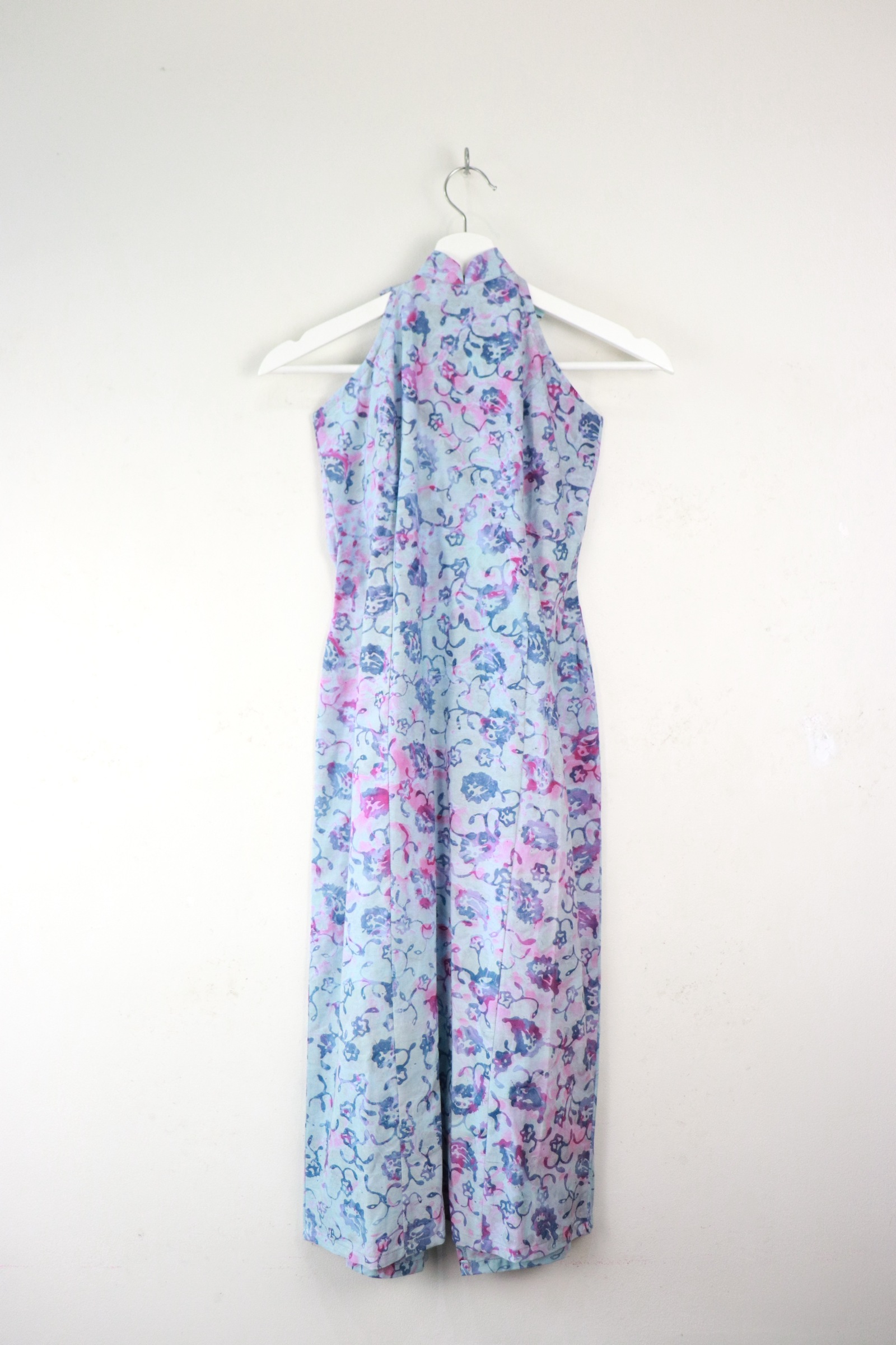 Halter Batik Dress - Azure Fu [ HandMade ] [ S ]