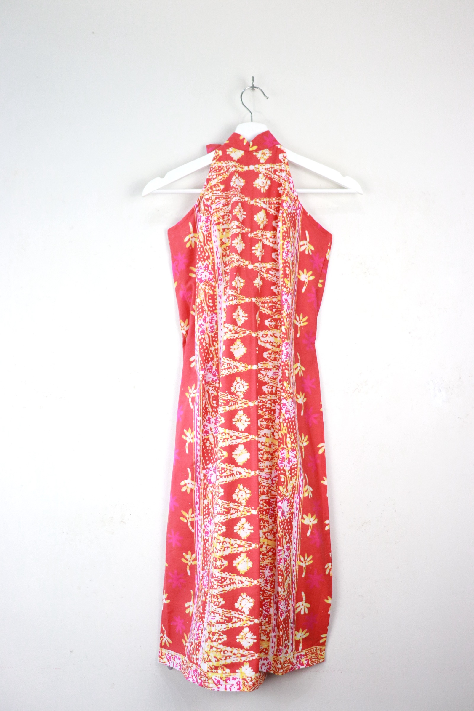 Halter Batik Dress - Tangerine Zhu [ HandMade ] [ M ]