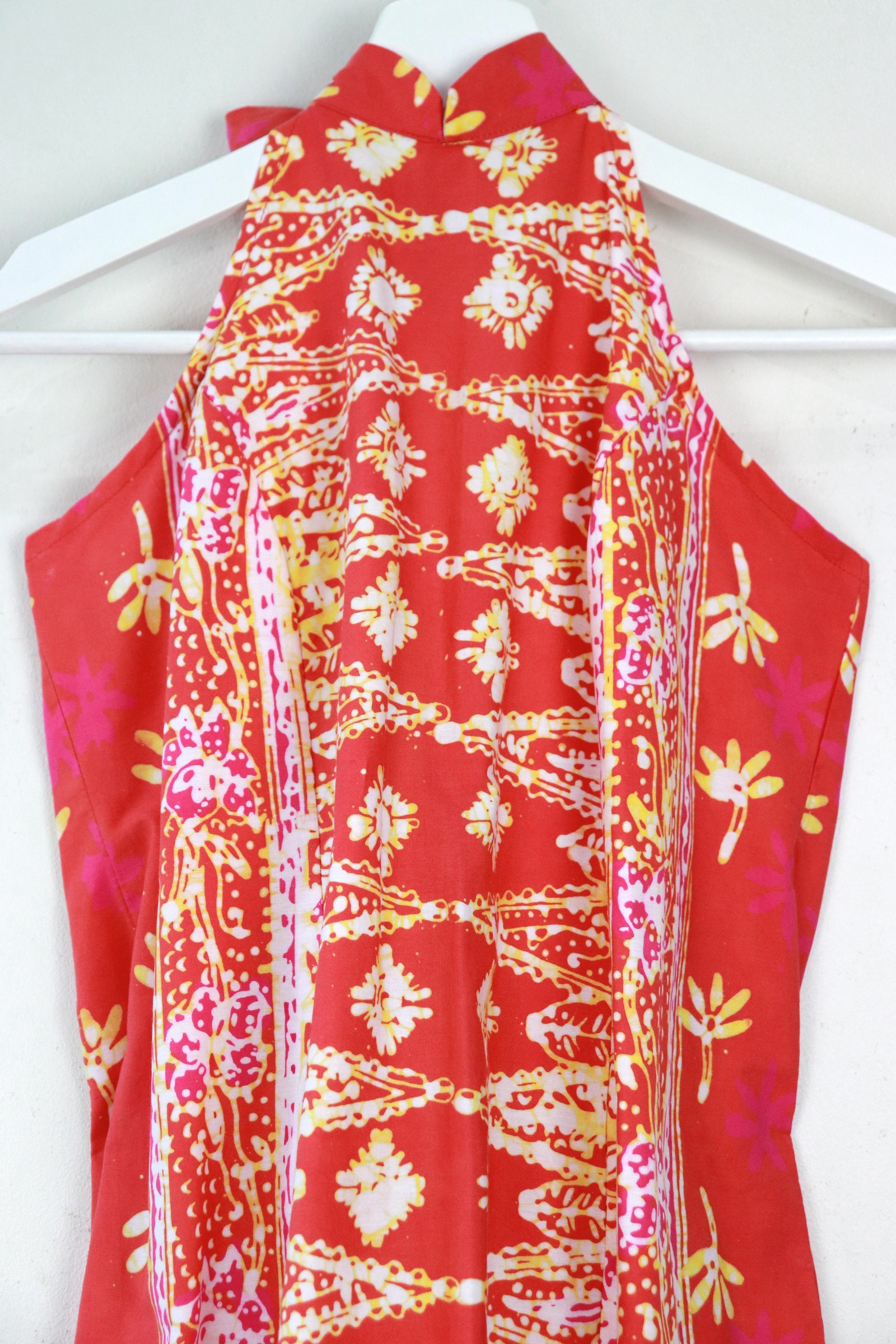 Halter Batik Dress - Tangerine Zhu [ HandMade ] [ M ]