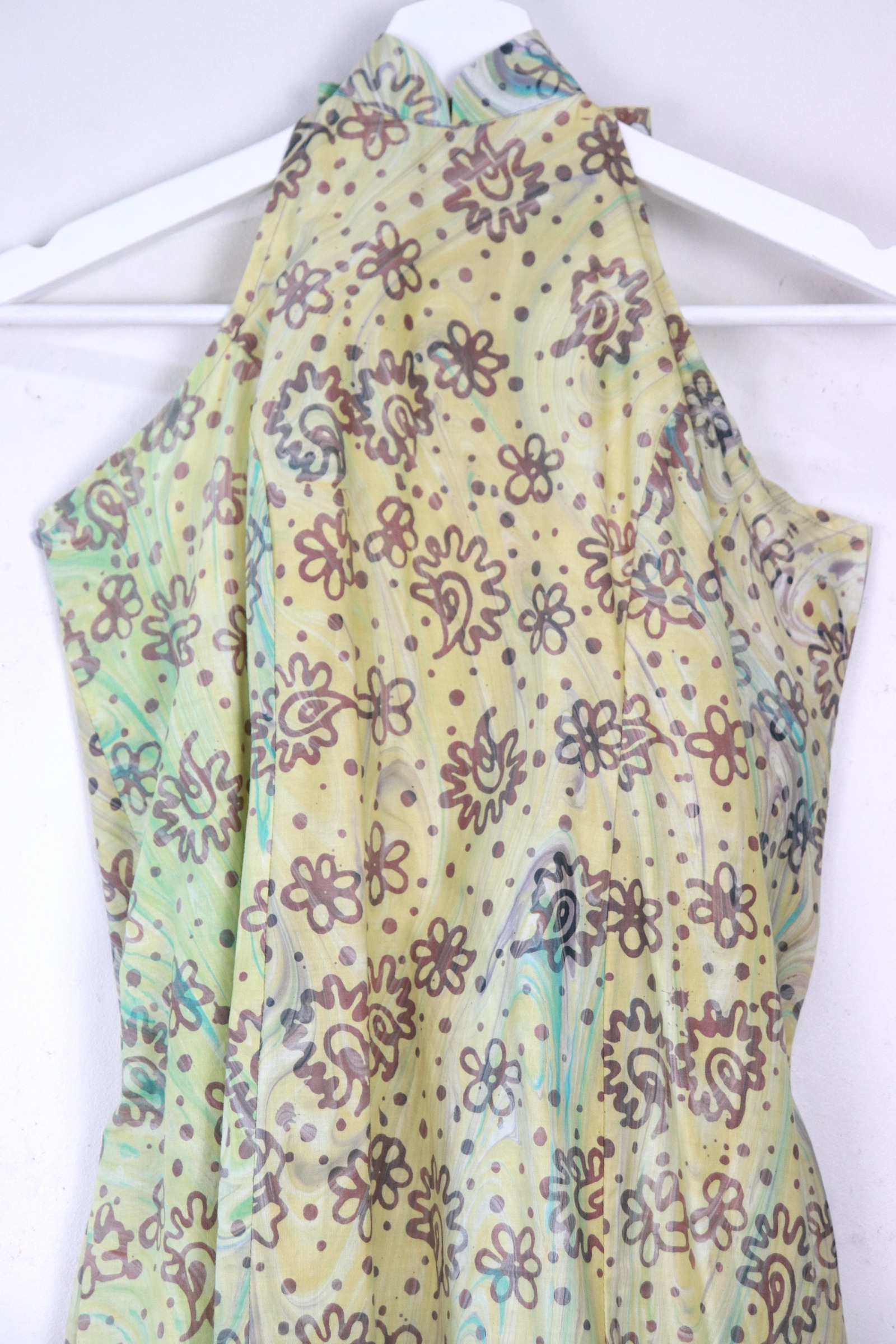Halter Batik Dress -  Willow Tai [ HandMade ] [ L ]