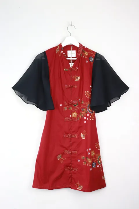 Batik-Sheer-Sleeve-Dress-104