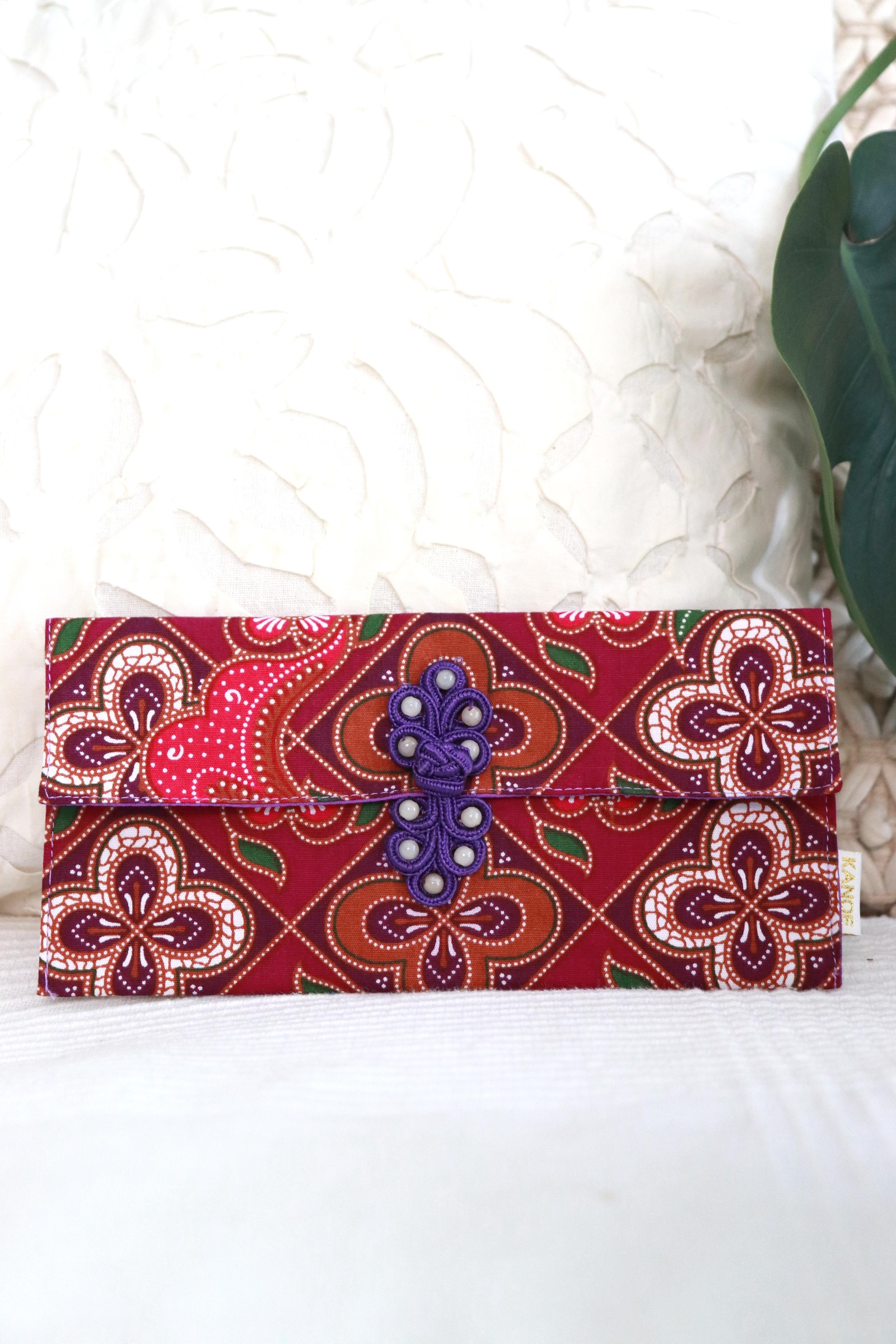 Batik Envelope w/ Chinese Clasp - Ziyu