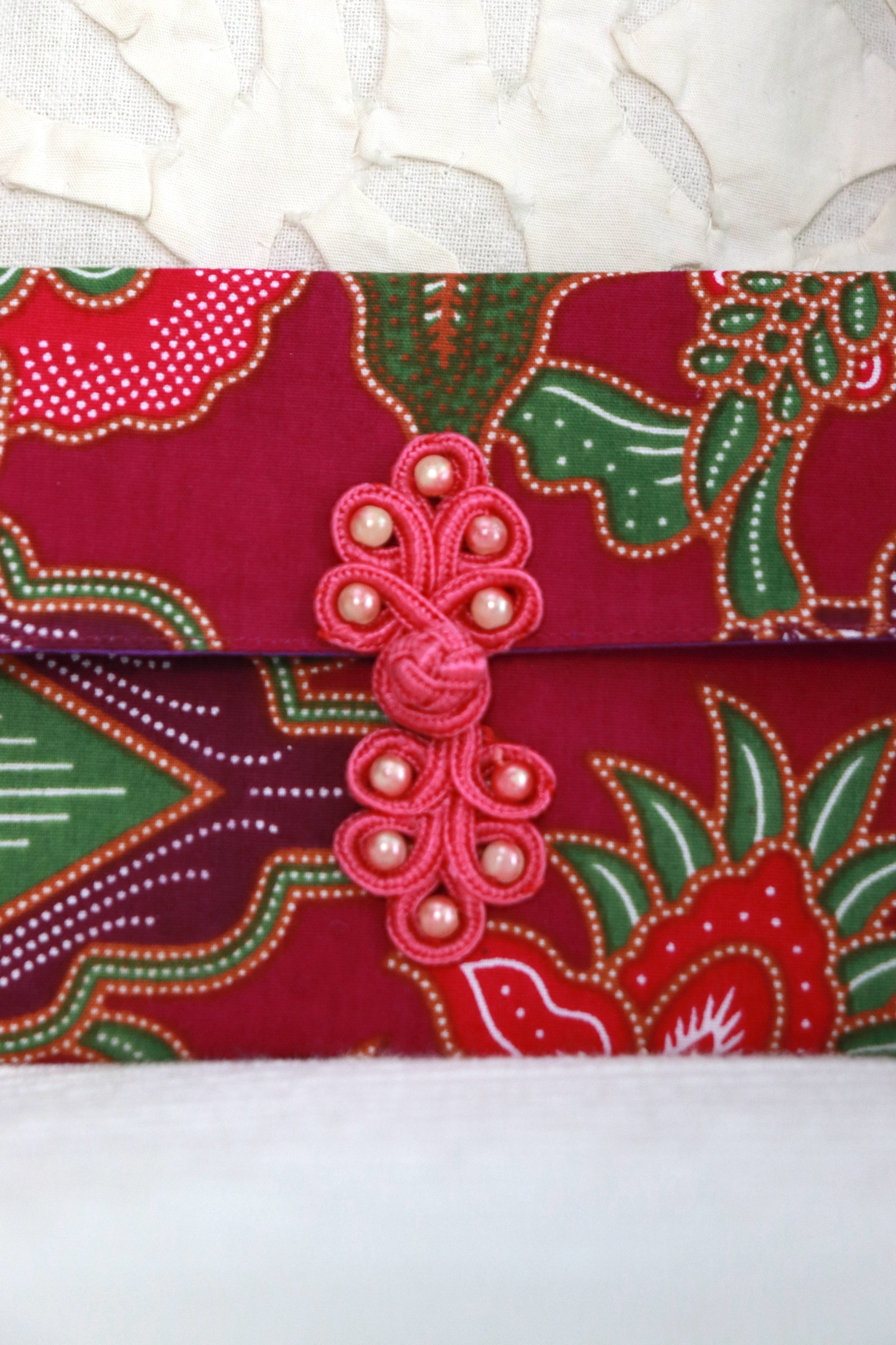 Batik Envelope w/ Chinese Clasp -  Lilan