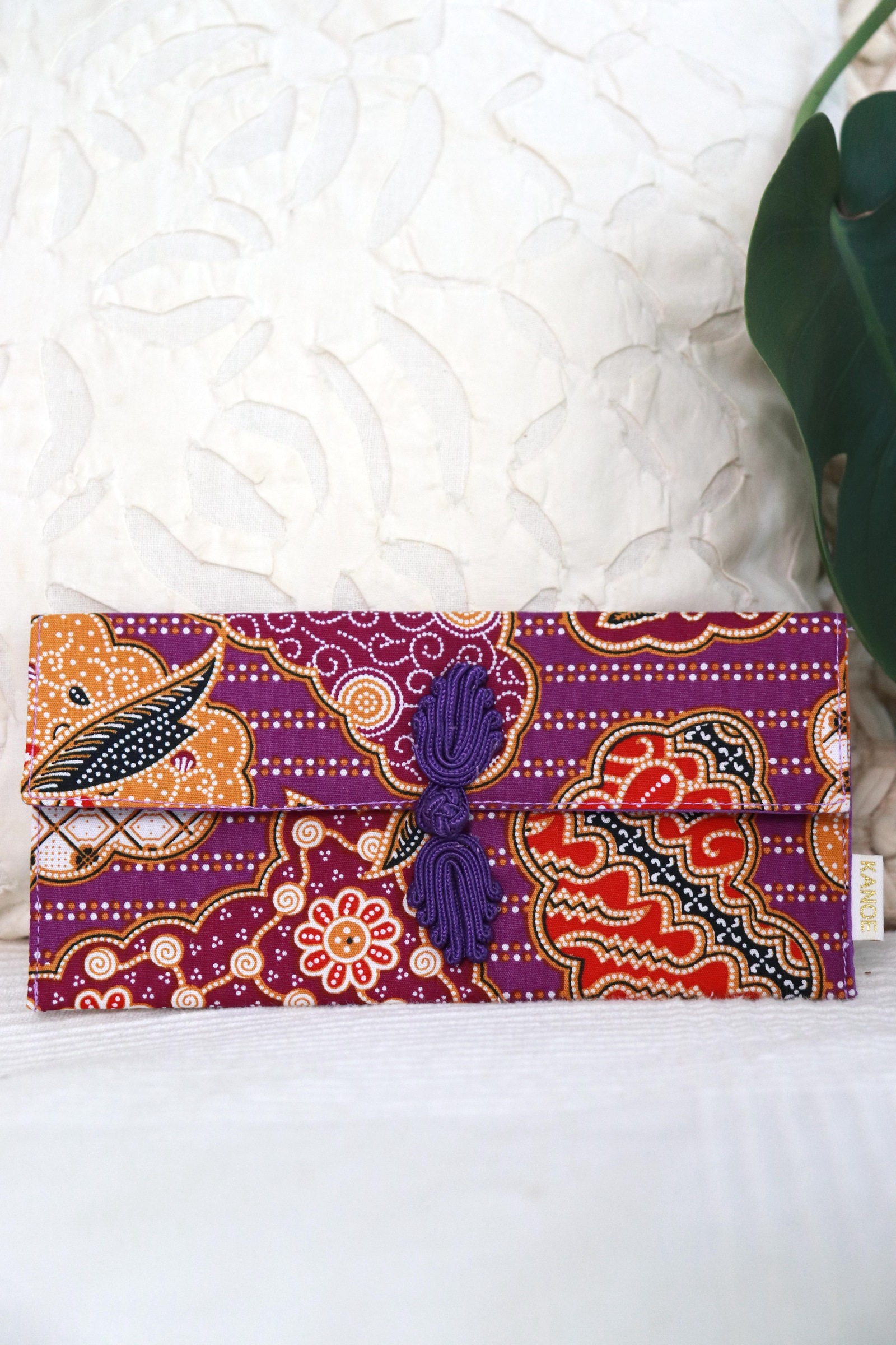 Batik Envelope w/ Chinese Clasp - Xilan