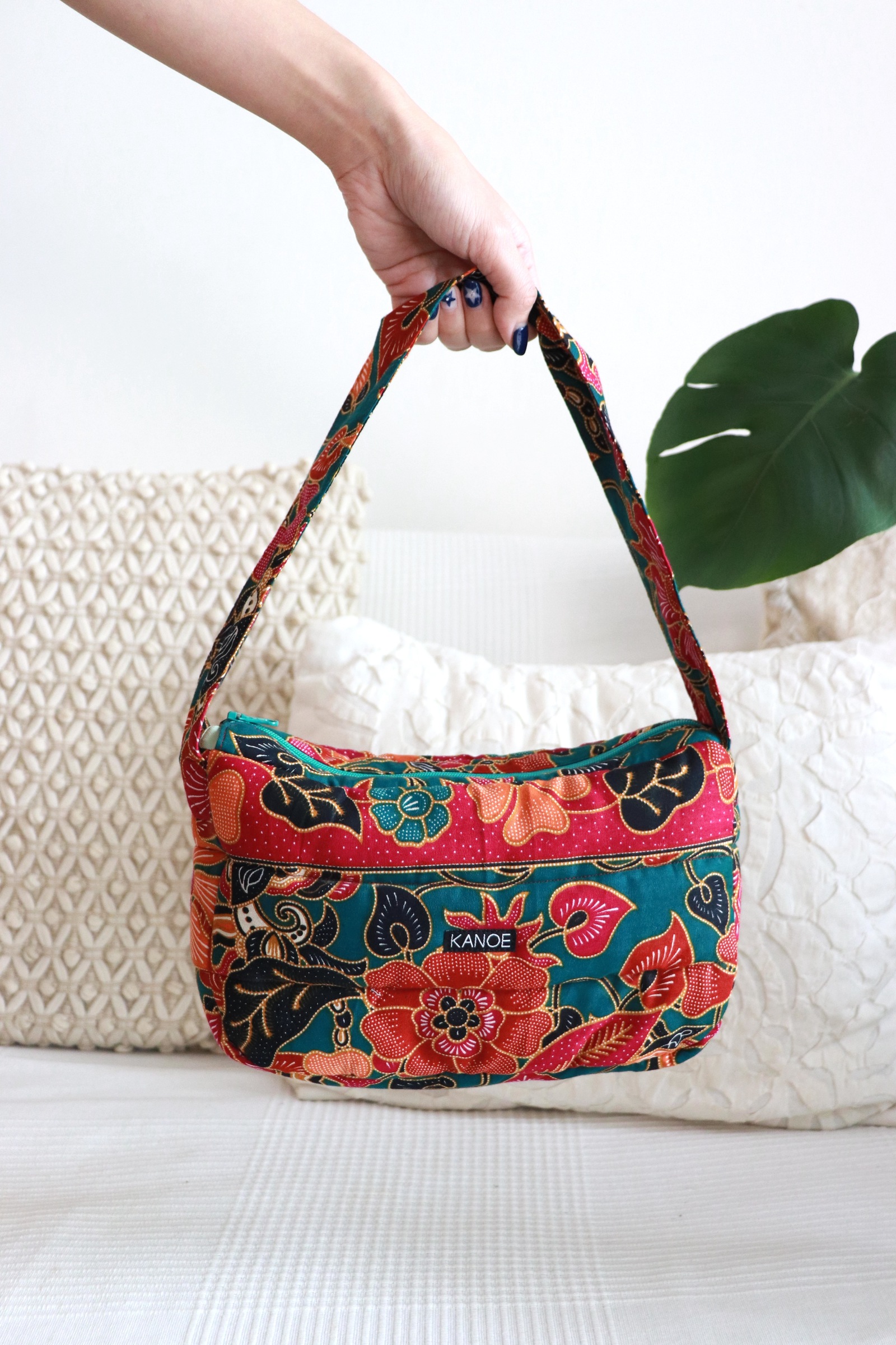  Puffy Batik Bag - MintyBliss