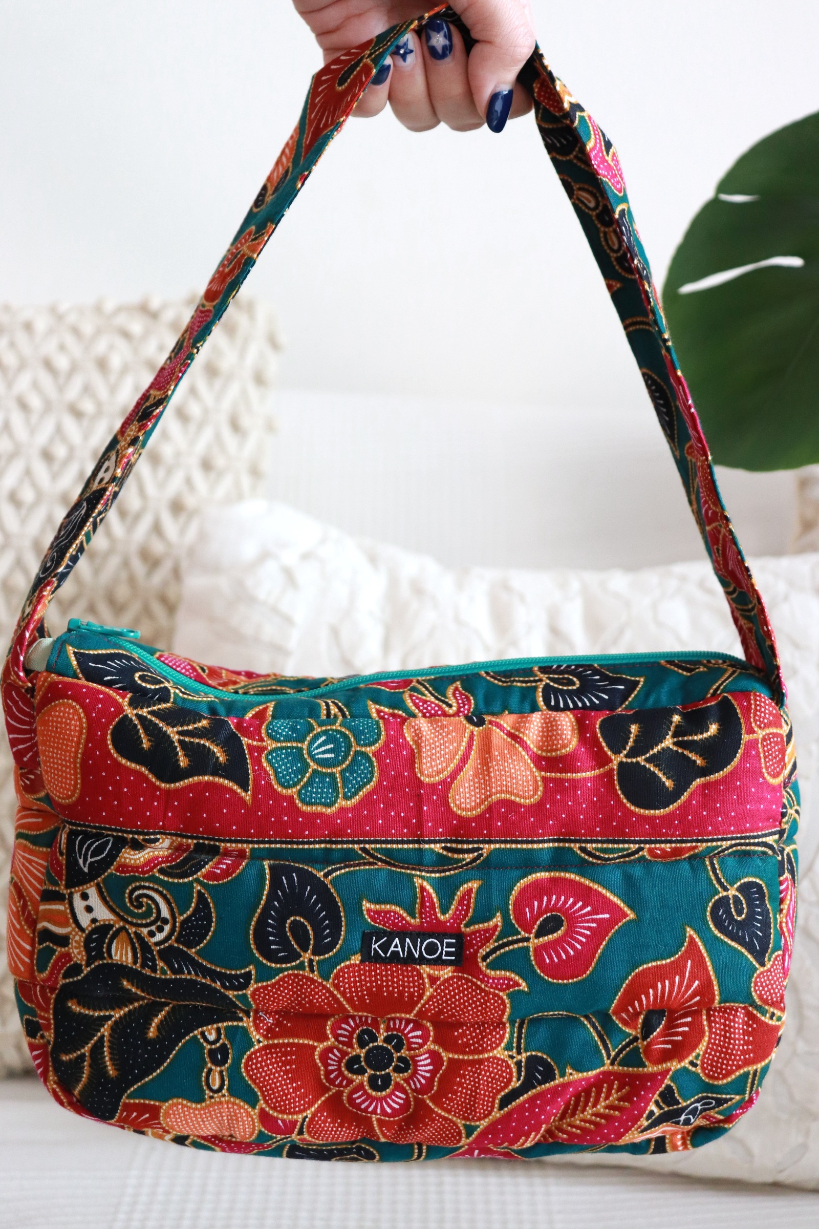  Puffy Batik Bag - MintyBliss