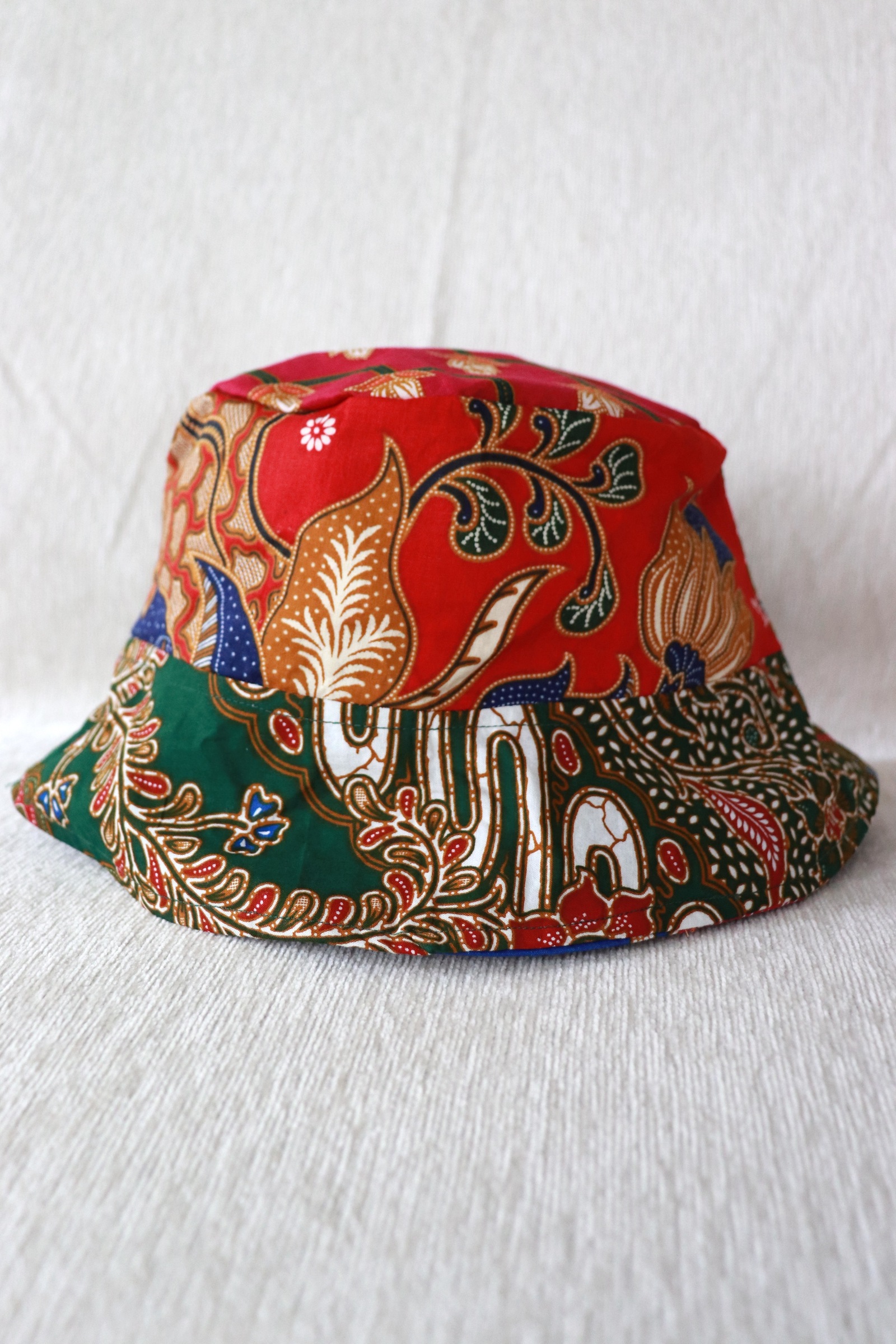  Patchwork Batik Bucket Hat Short Brim - PopSplash