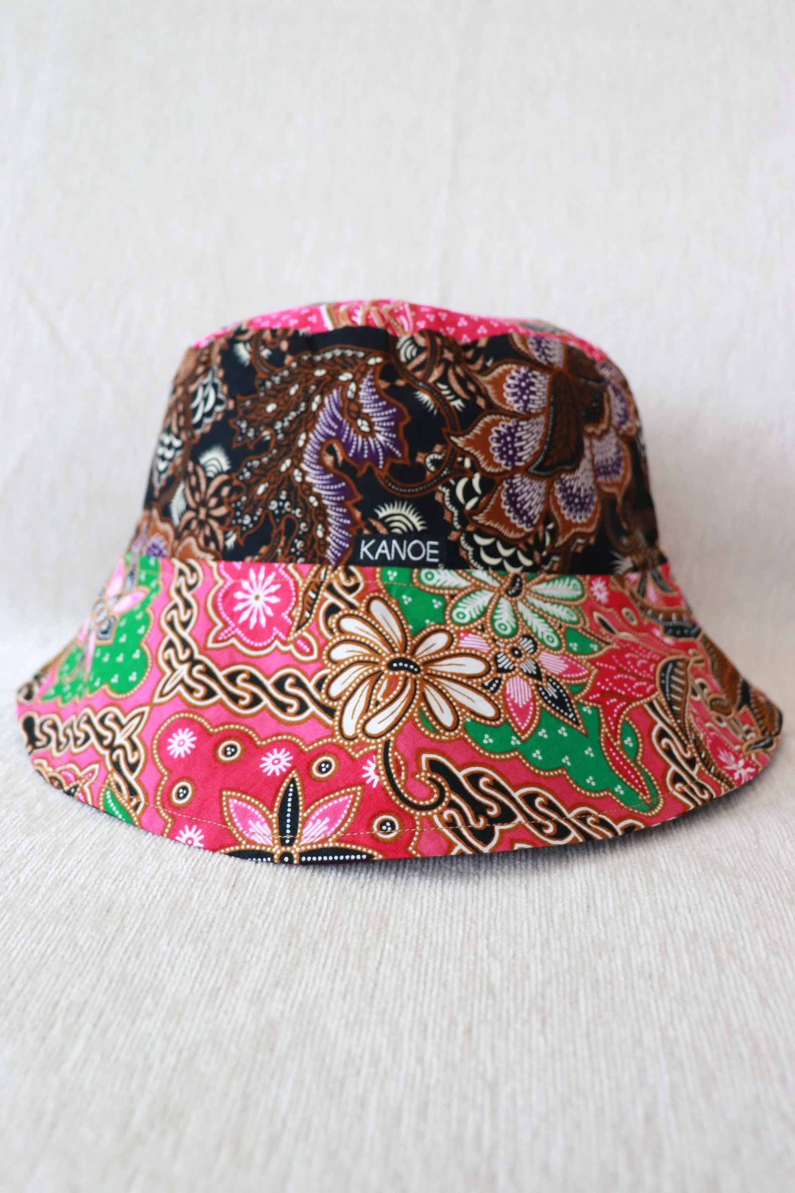  Patchwork Batik Bucket Hat Wide Brim - SizzleSpark