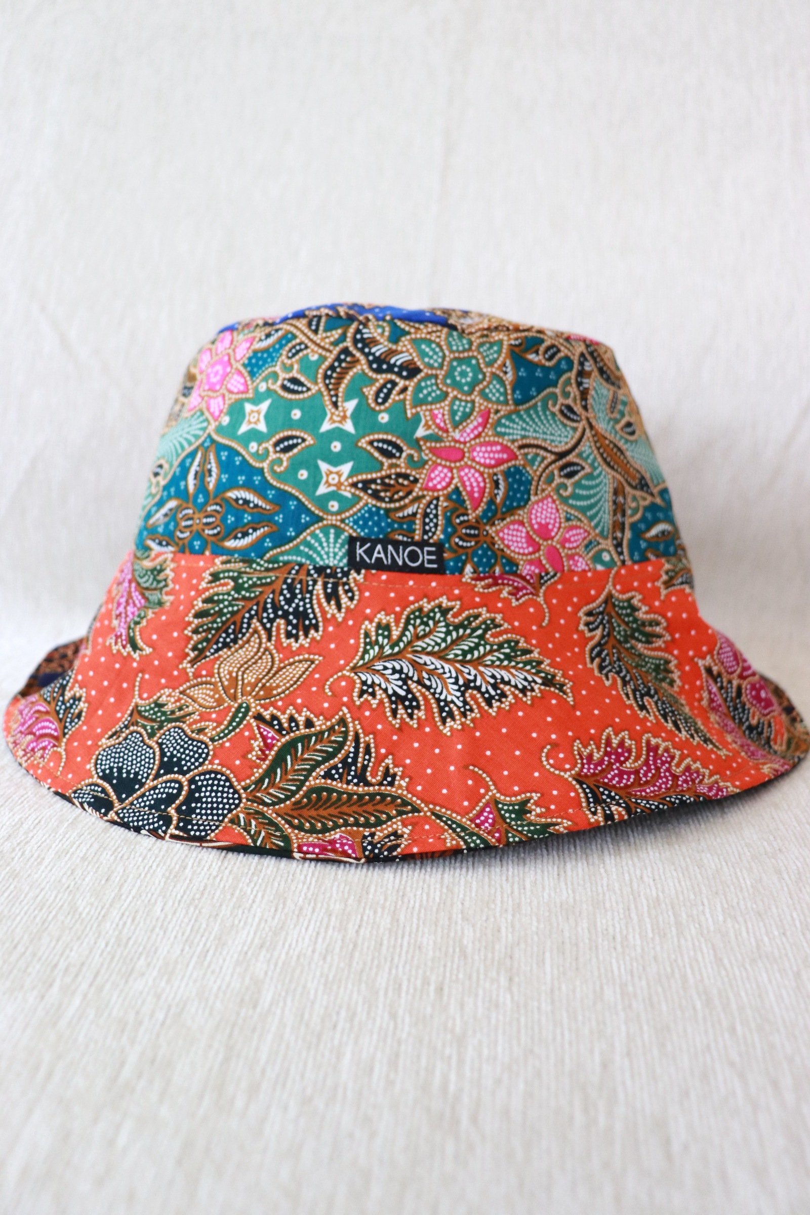 Patchwork Batik Bucket Hat Wide Brim - LushBurst