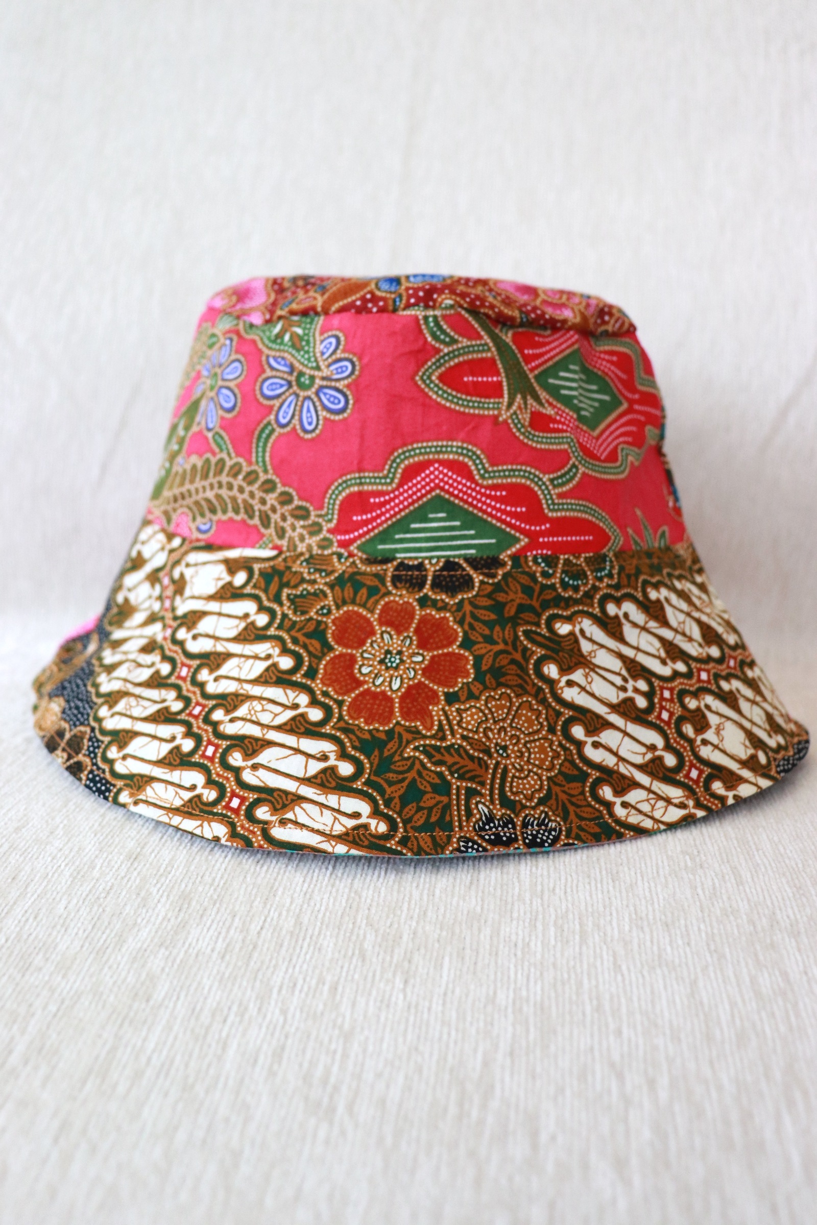  Patchwork Batik Bucket Hat Wide Brim - WildBerry