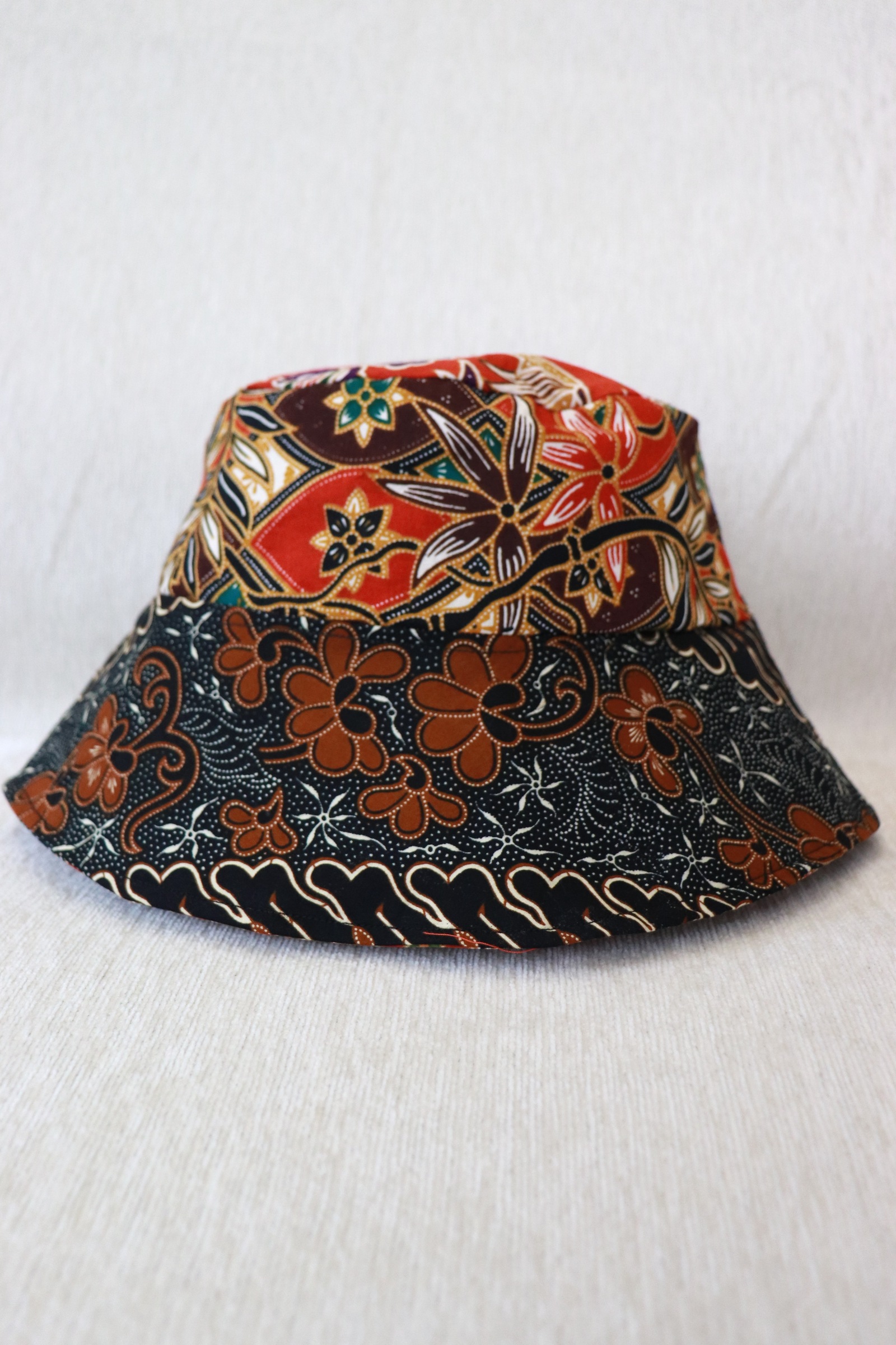  Patchwork Batik Bucket Hat Wide Brim - AzureSizzle