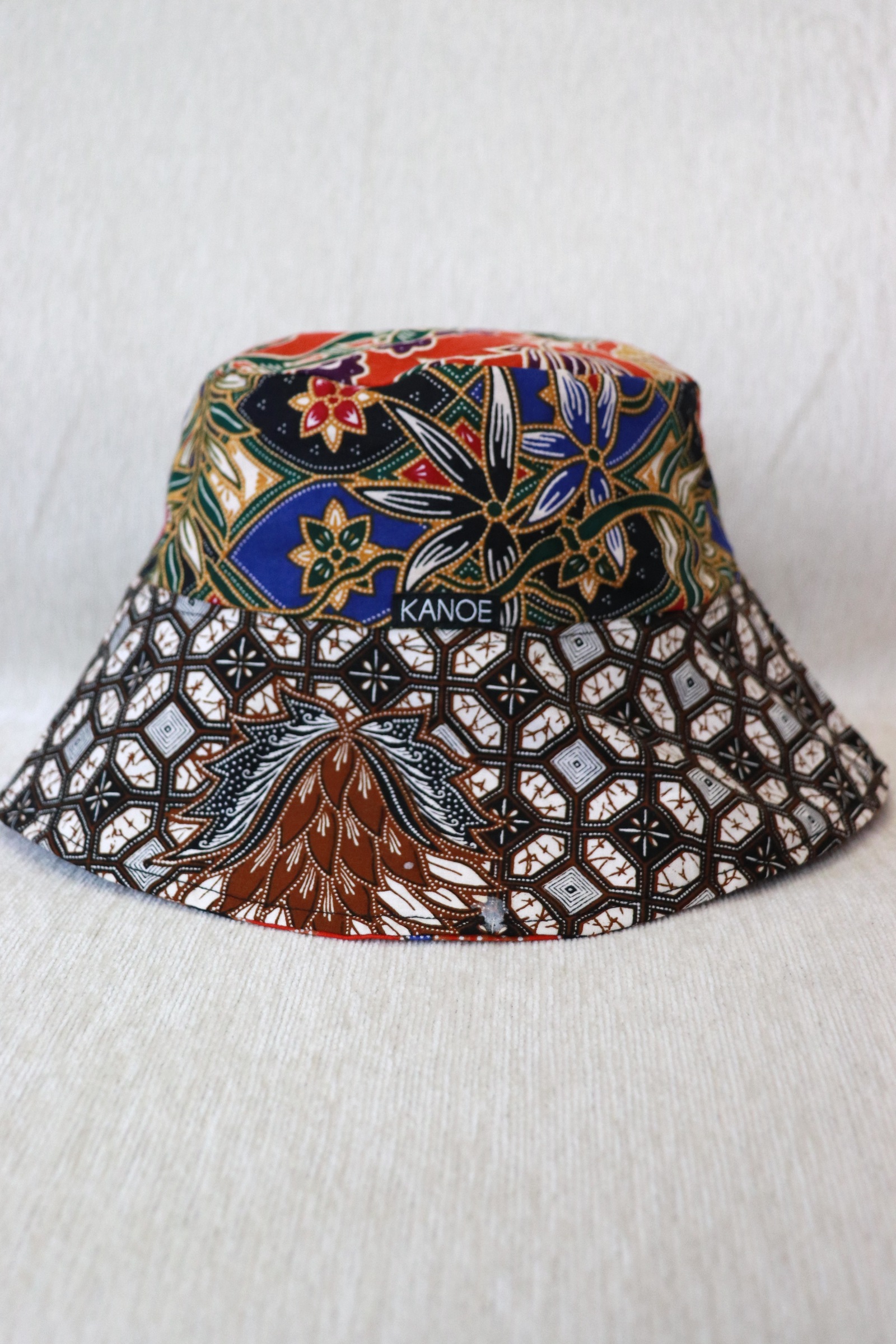  Patchwork Batik Bucket Hat Wide Brim - AzureSizzle