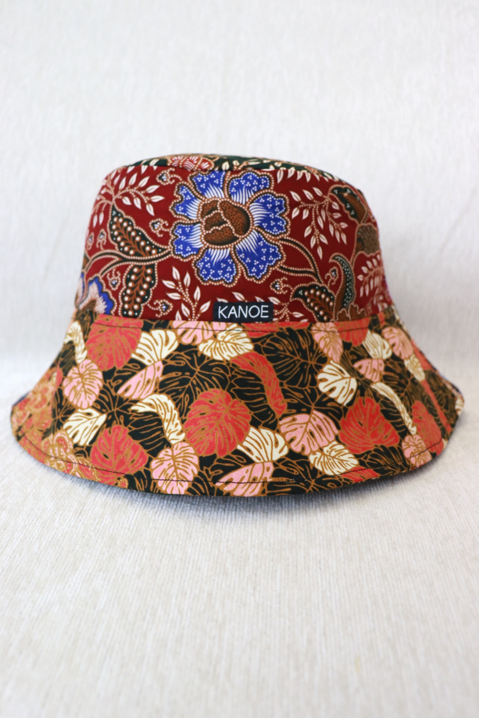  Patchwork Batik Bucket Hat Wide Brim - FlarePop