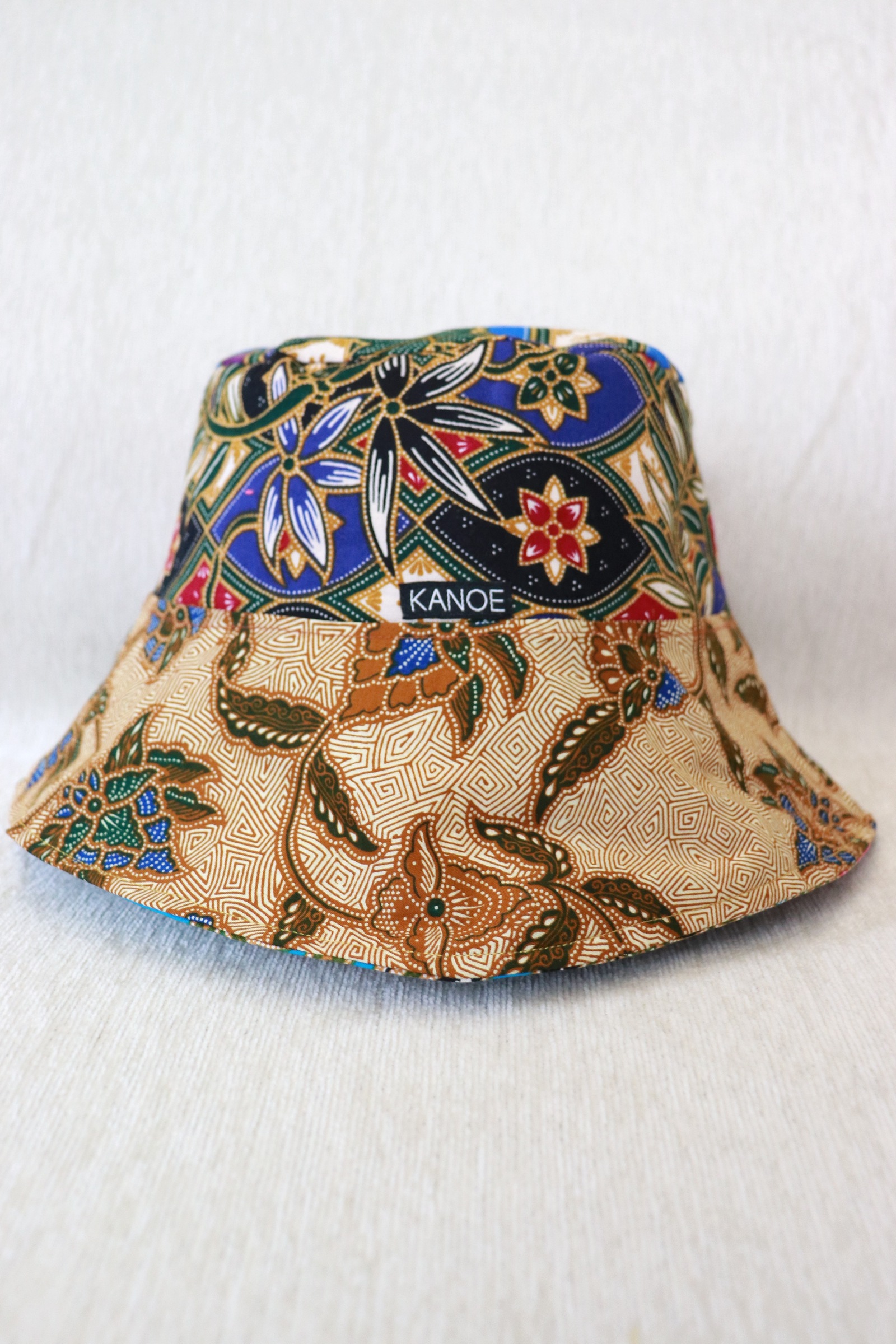 Patchwork Batik Bucket Hat Wide Brim - FiestaPop