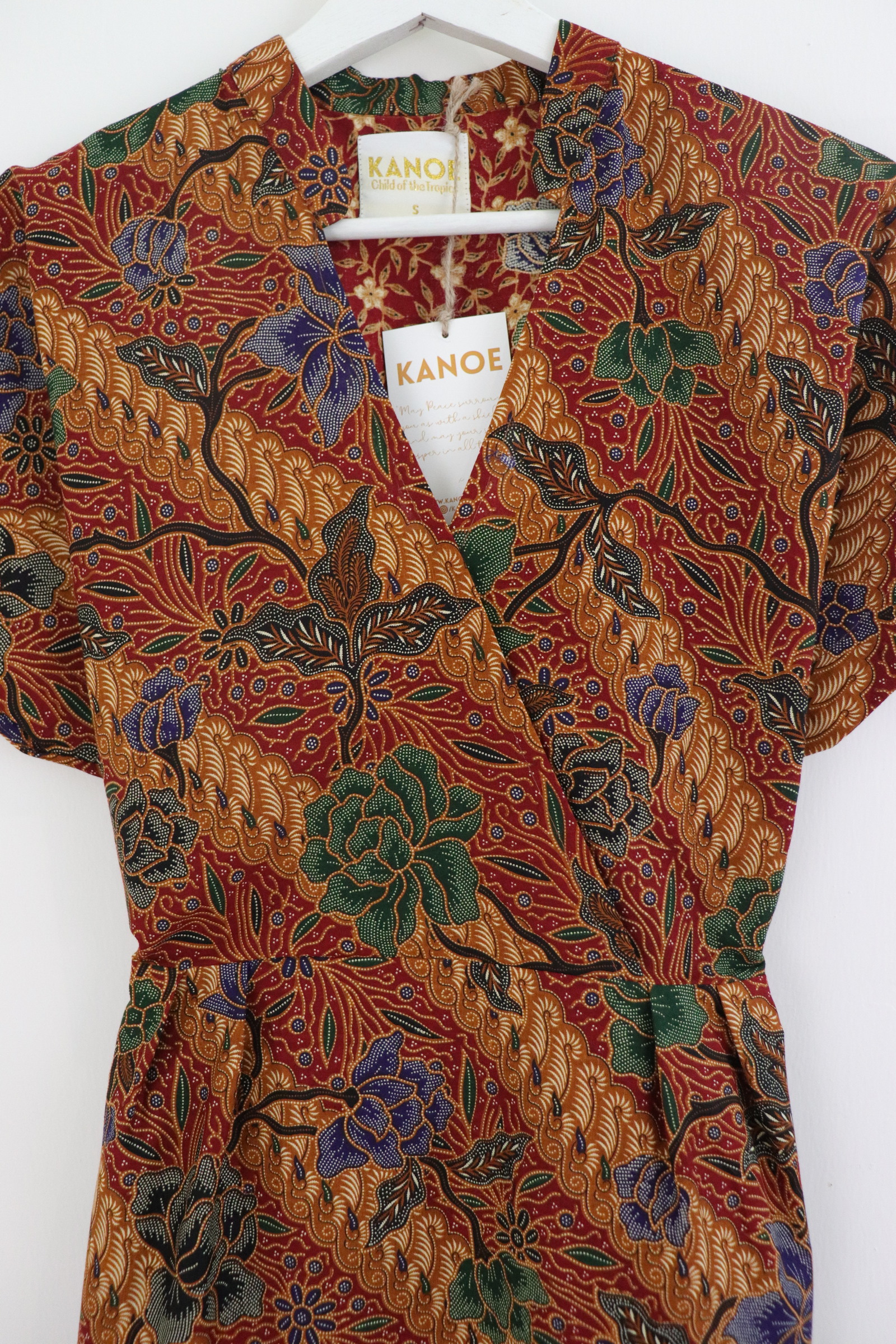 Kimono Wrap Dress w/ Mandarin Collar - Sister's Promise