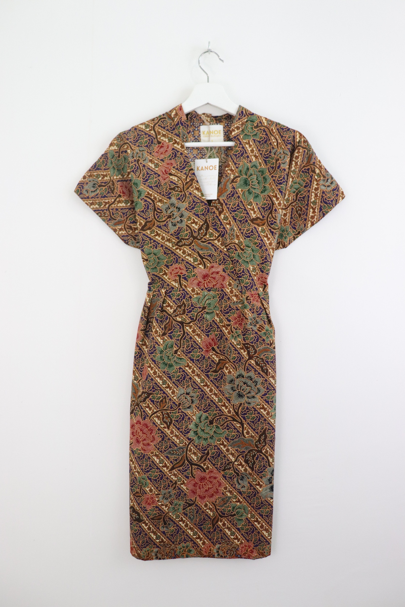 Kimono Wrap Dress w/ Mandarin Collar - Sea's Wishes