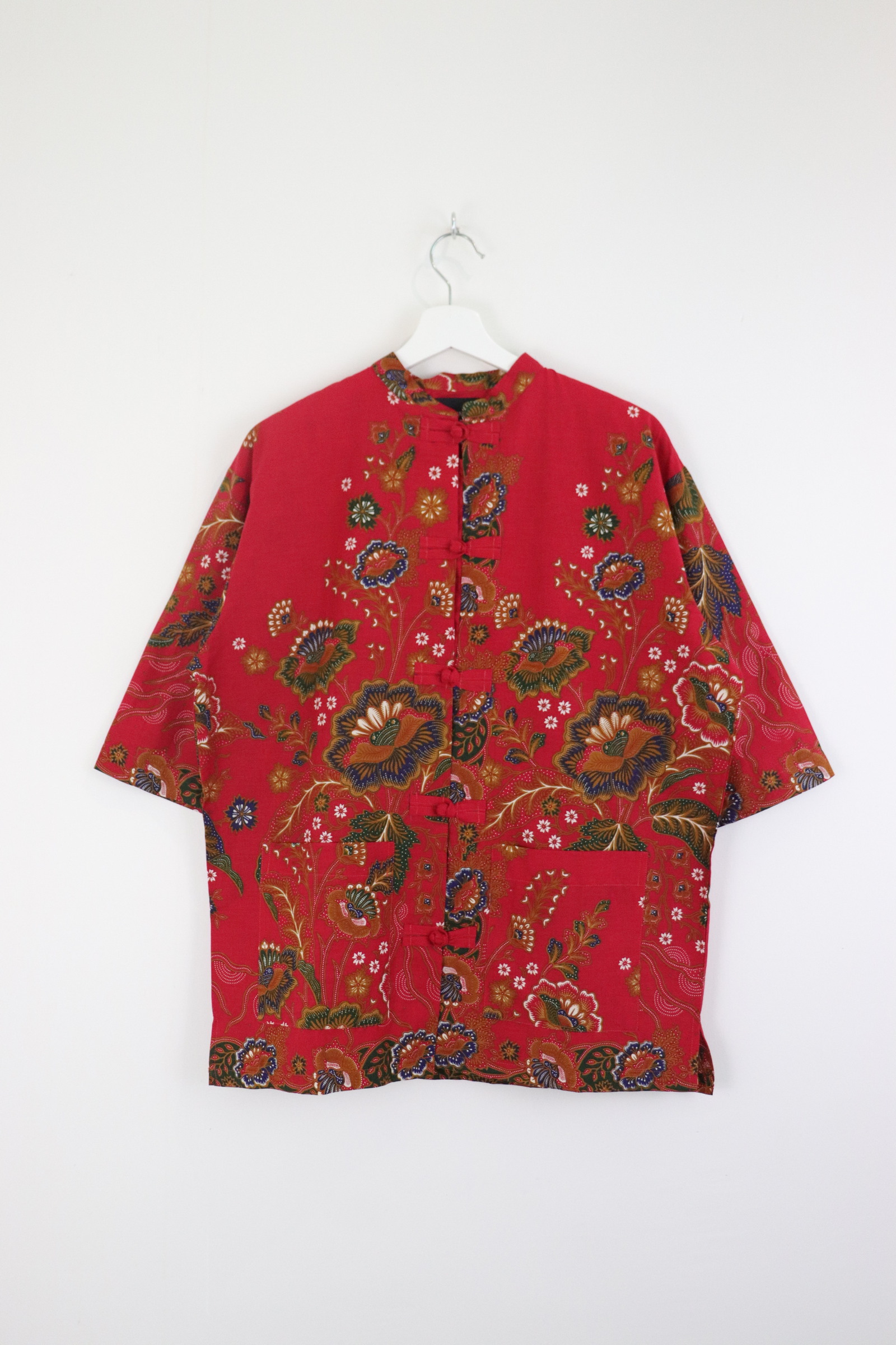 KANOEMEN SamFu Batik Top - Vermilion [ XL ]