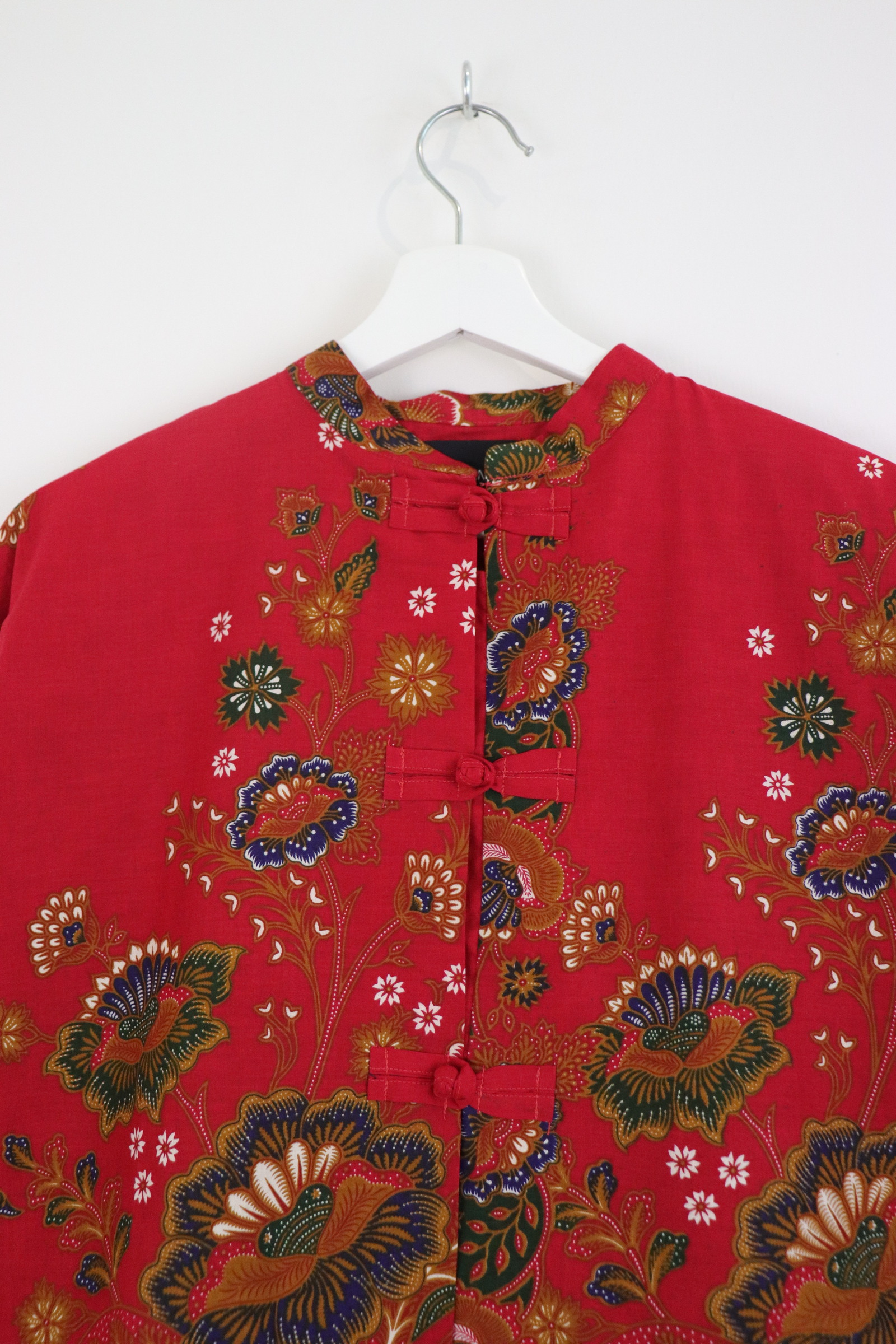 KANOEMEN SamFu Batik Top - Vermilion [ XL ]
