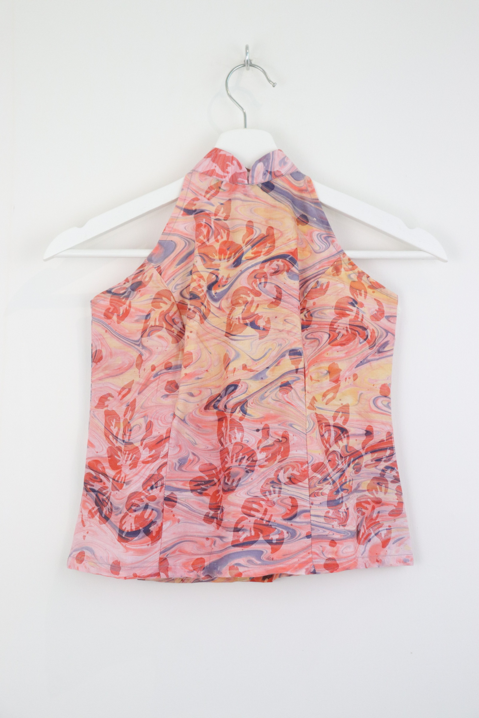 Halter Batik Top - Sunlit Breeze [ HandMade ]