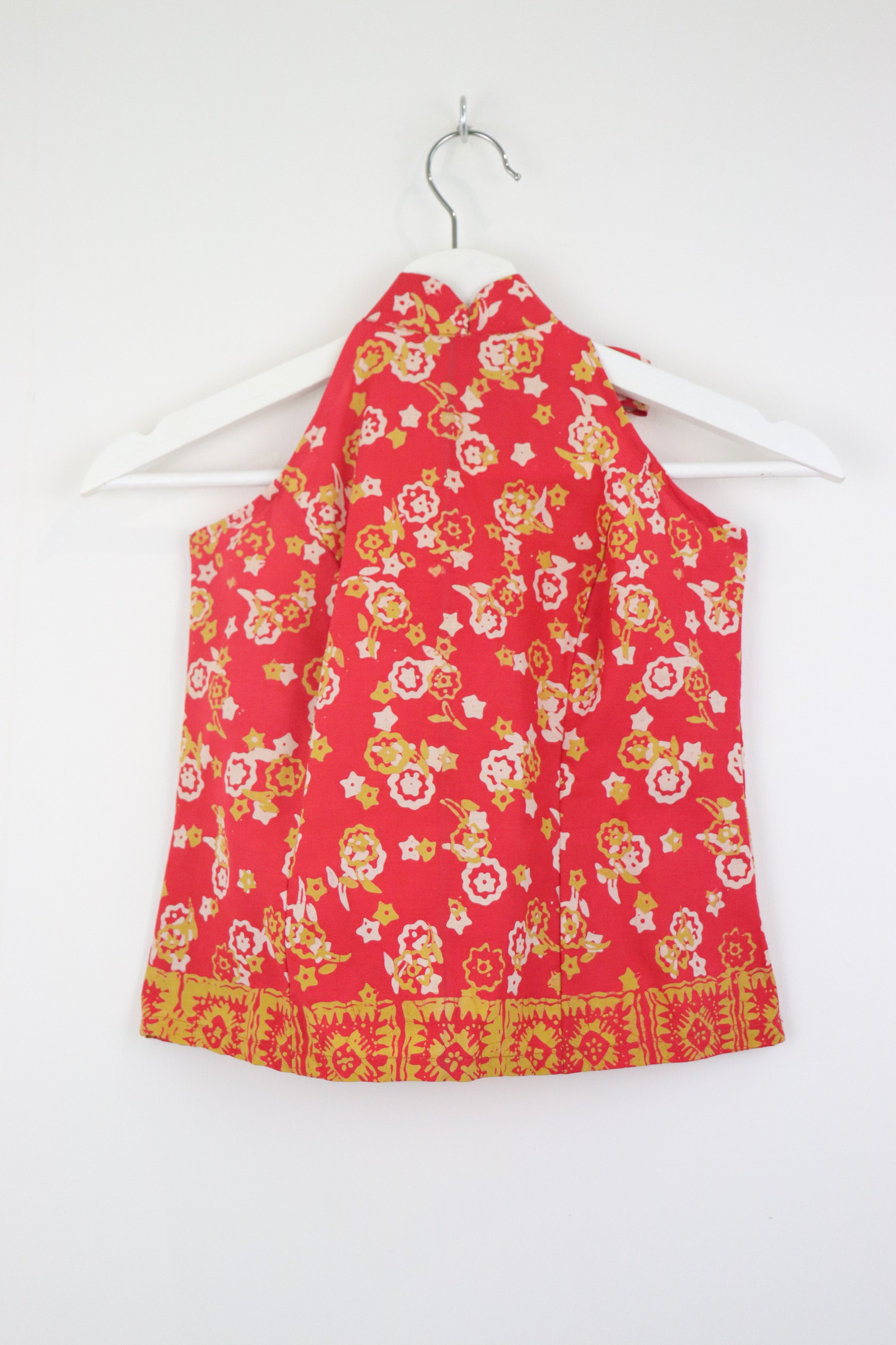 Halter Batik Top - Cherry Zen [ HandMade ]