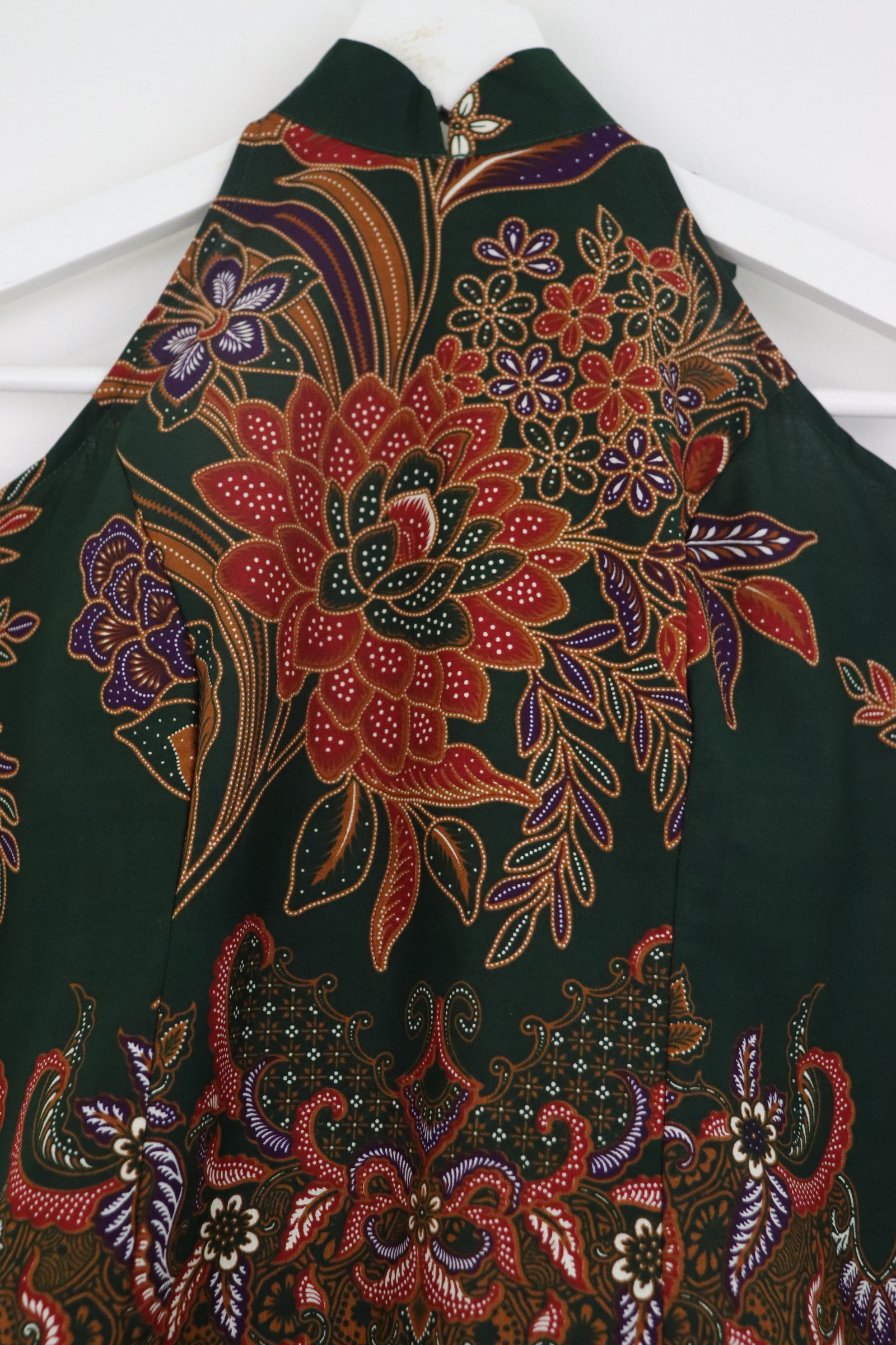 Halter Batik Top - Evergreen Sky