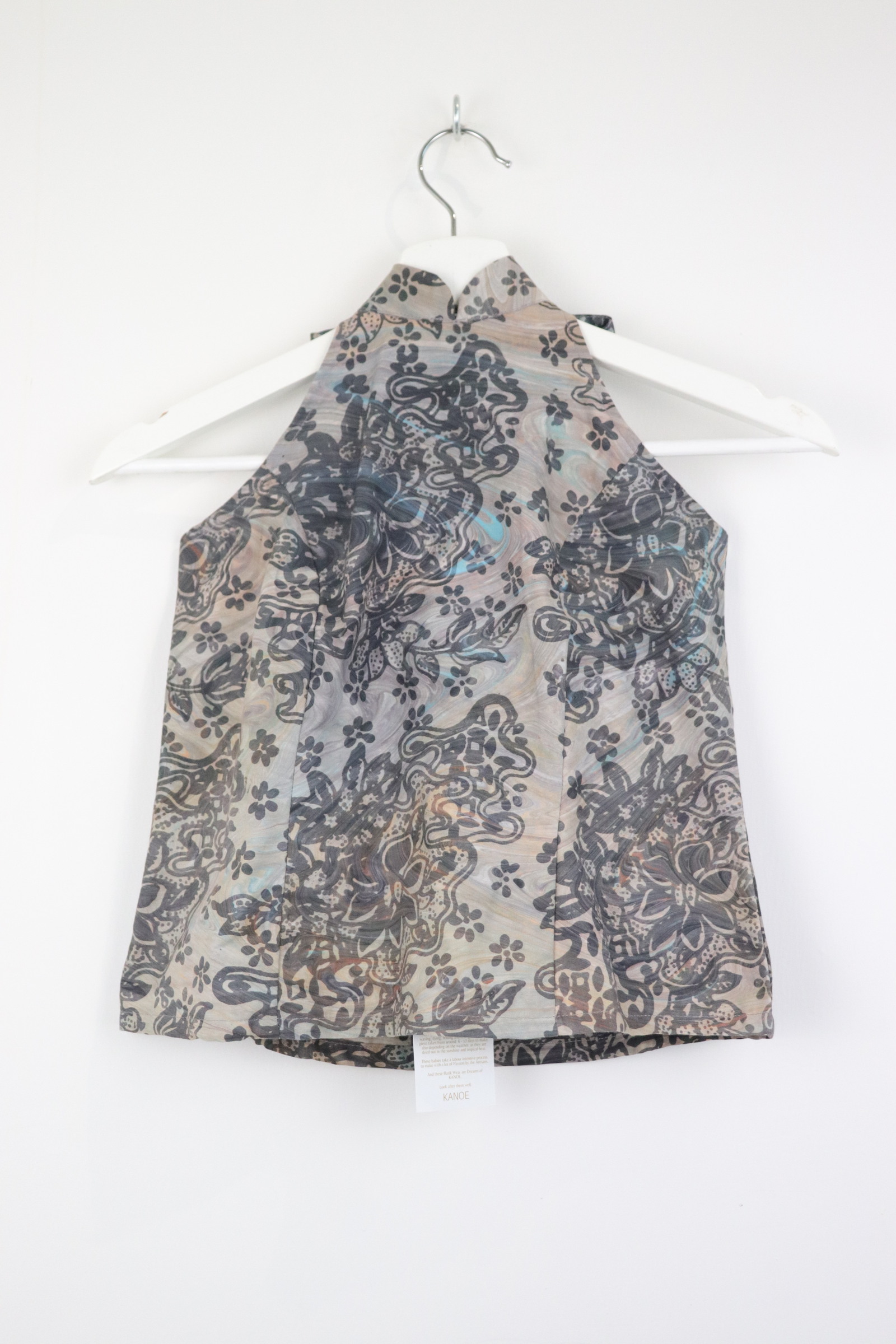 Halter Batik Top - Dove Ease [ HandMade ]