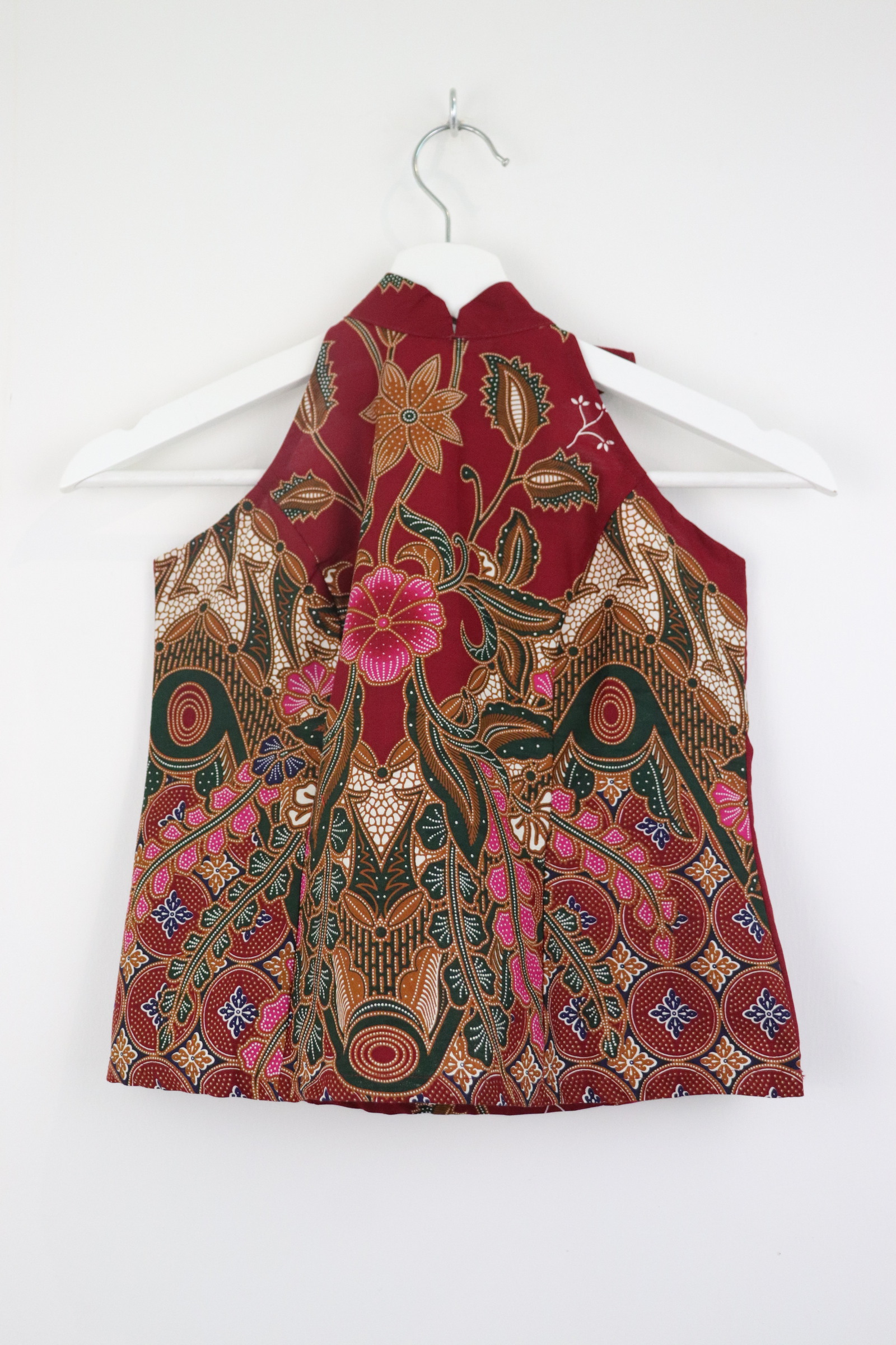 Halter Batik Top - Sunset Glow