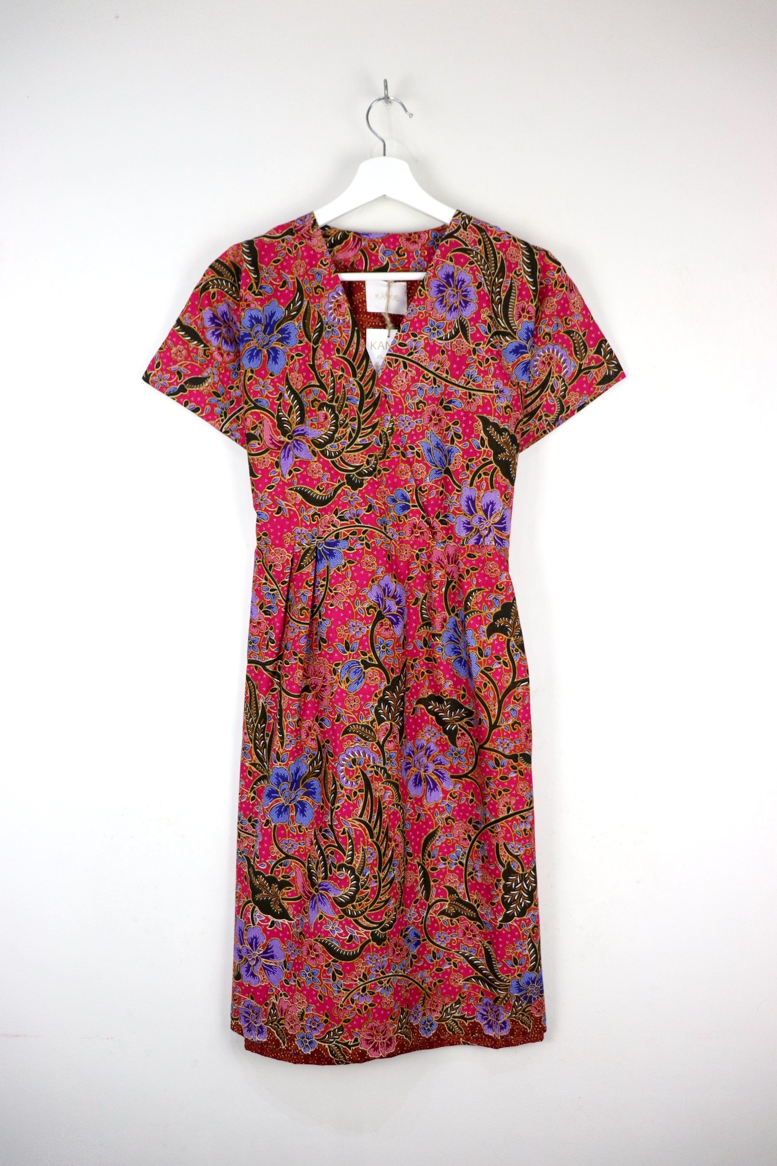 Kimono Wrap Dress - Wine Whisper [ Original Freesize ]