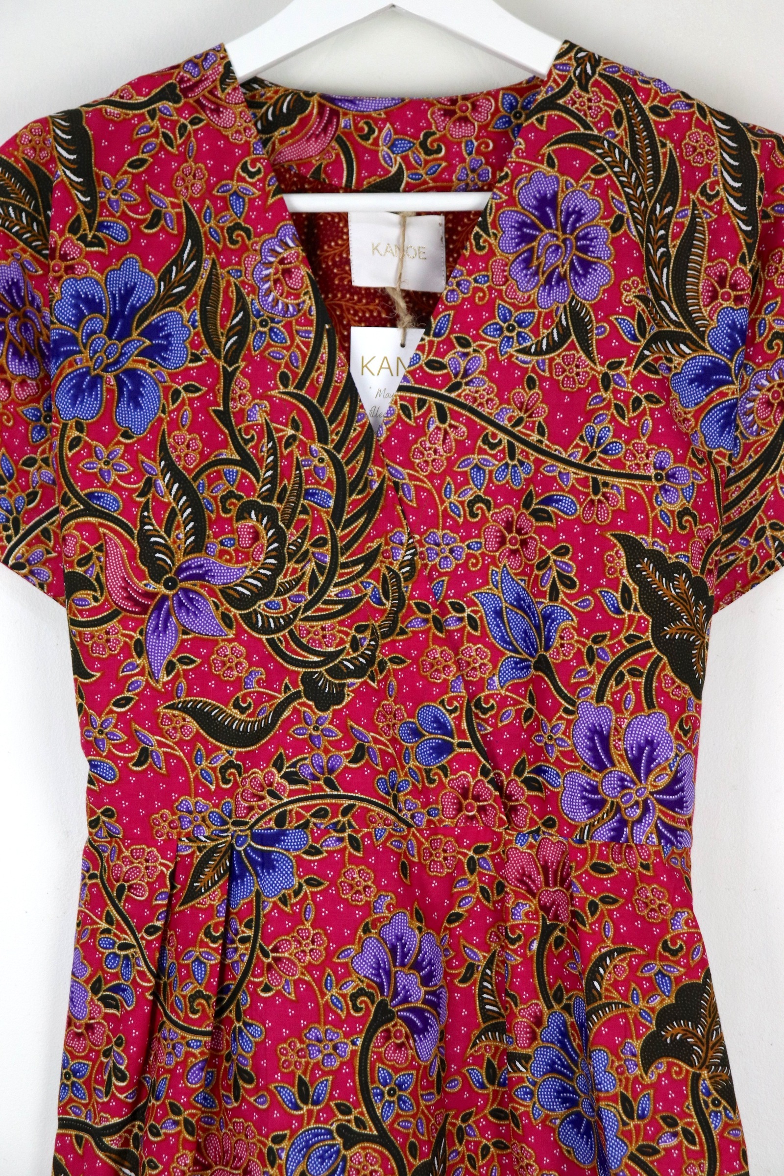 Kimono Wrap Dress - Wine Whisper [ Original Freesize ]