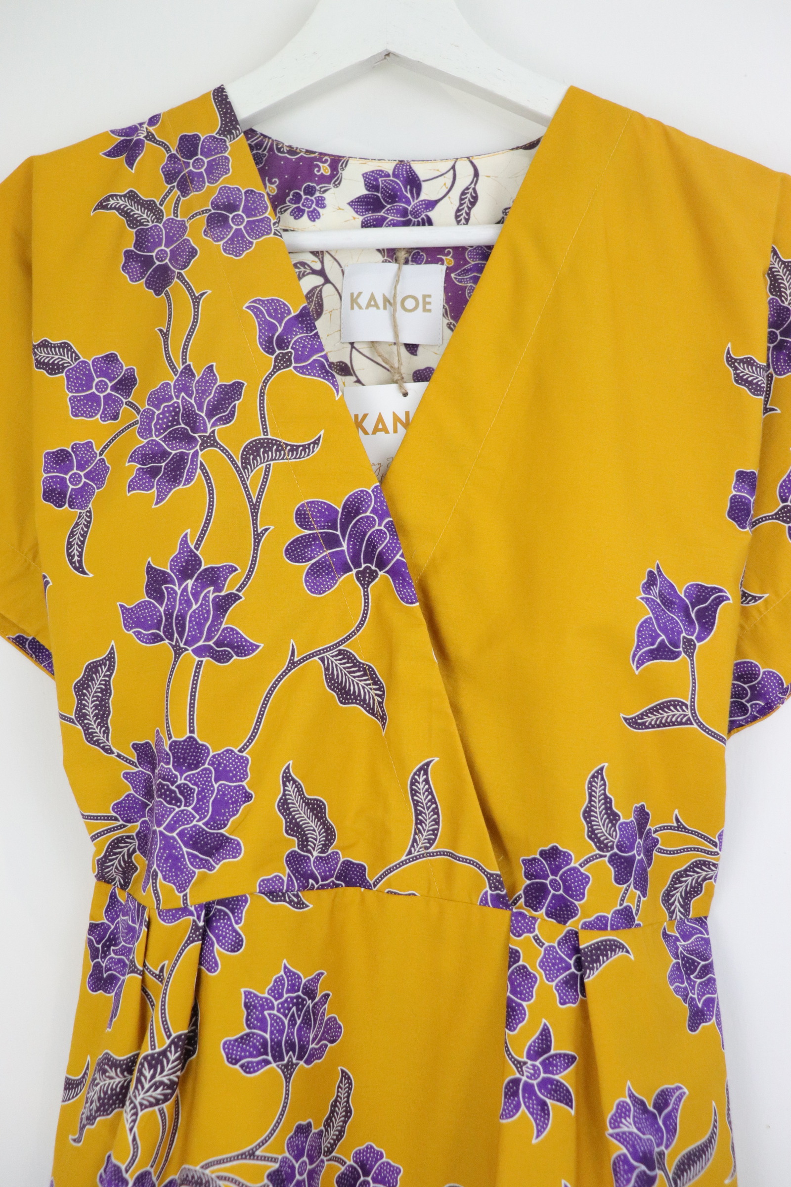 Kimono Wrap Dress [ Short ] - Canary Flow